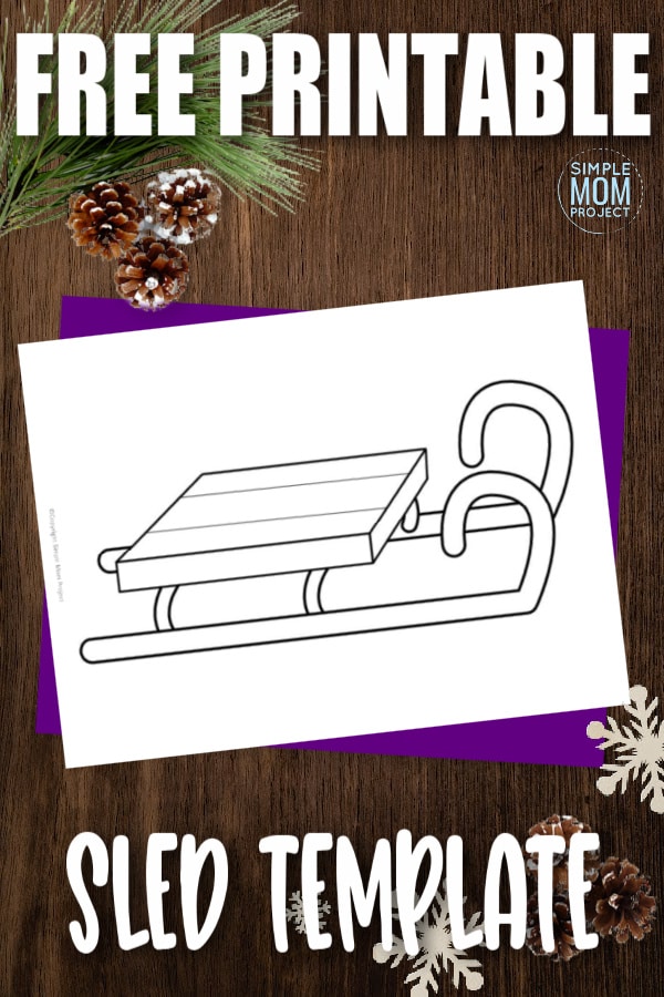 Do your kids love the snow? Do they like riding in a sled? Before you go on your next winter wonderland sleigh ride, why not color your own first? The free printable sled template is a great way to decorate your mantel for the winter! Click now to download and print the free sled template today!