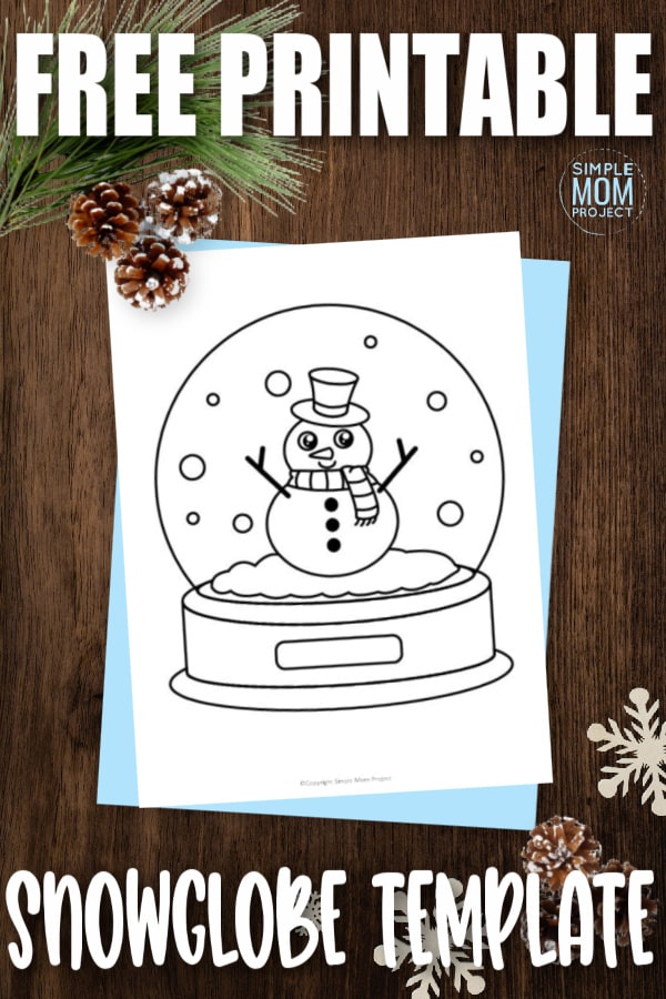 Snow globes are a great way to capture winter. Click to download the free cut out snow globe template and turn this animated snow globe template into a fun school worksheet for a crafty morning!