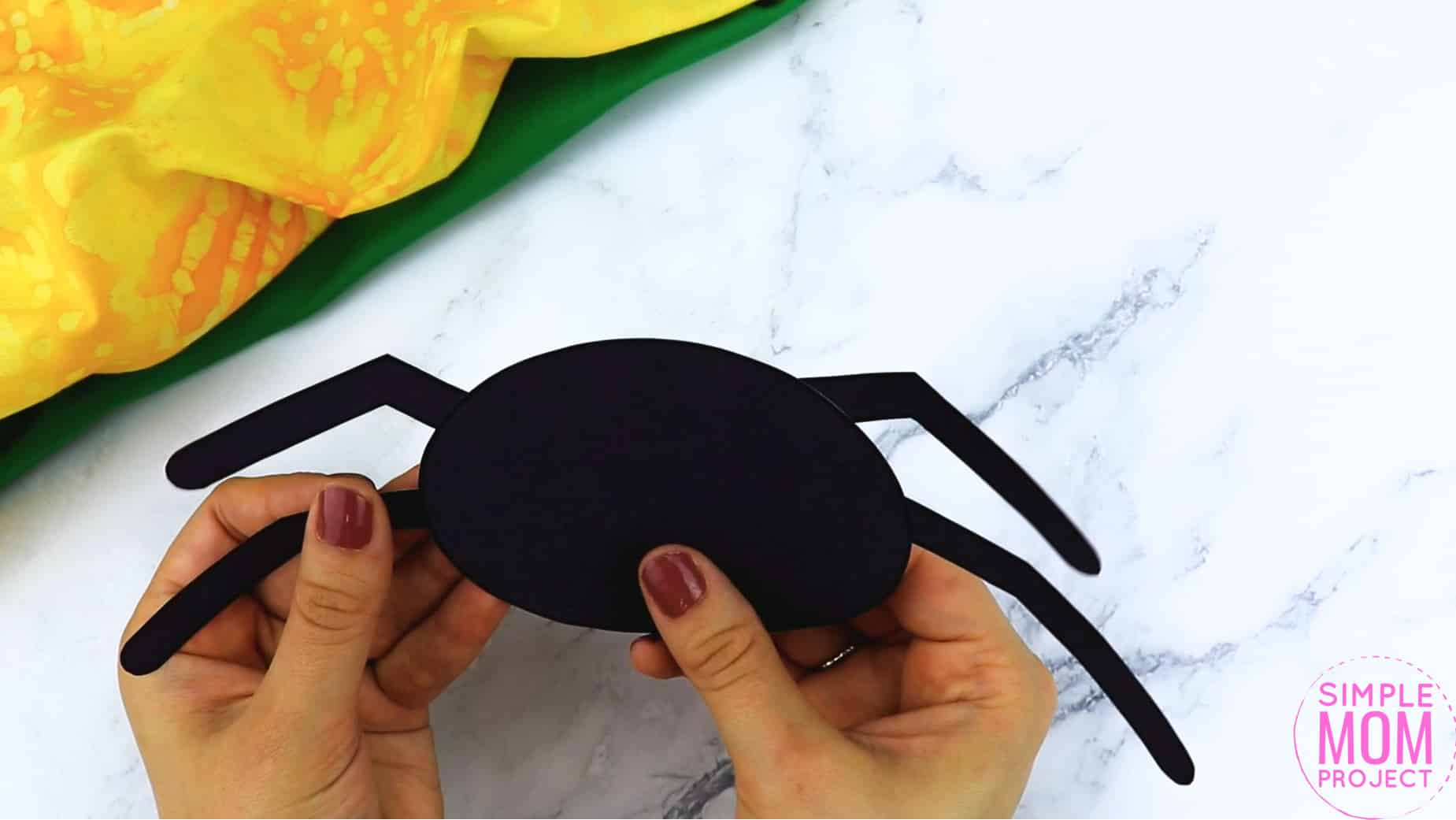 Free Printable Spider Craft for Kids, preschoolers and toddlers