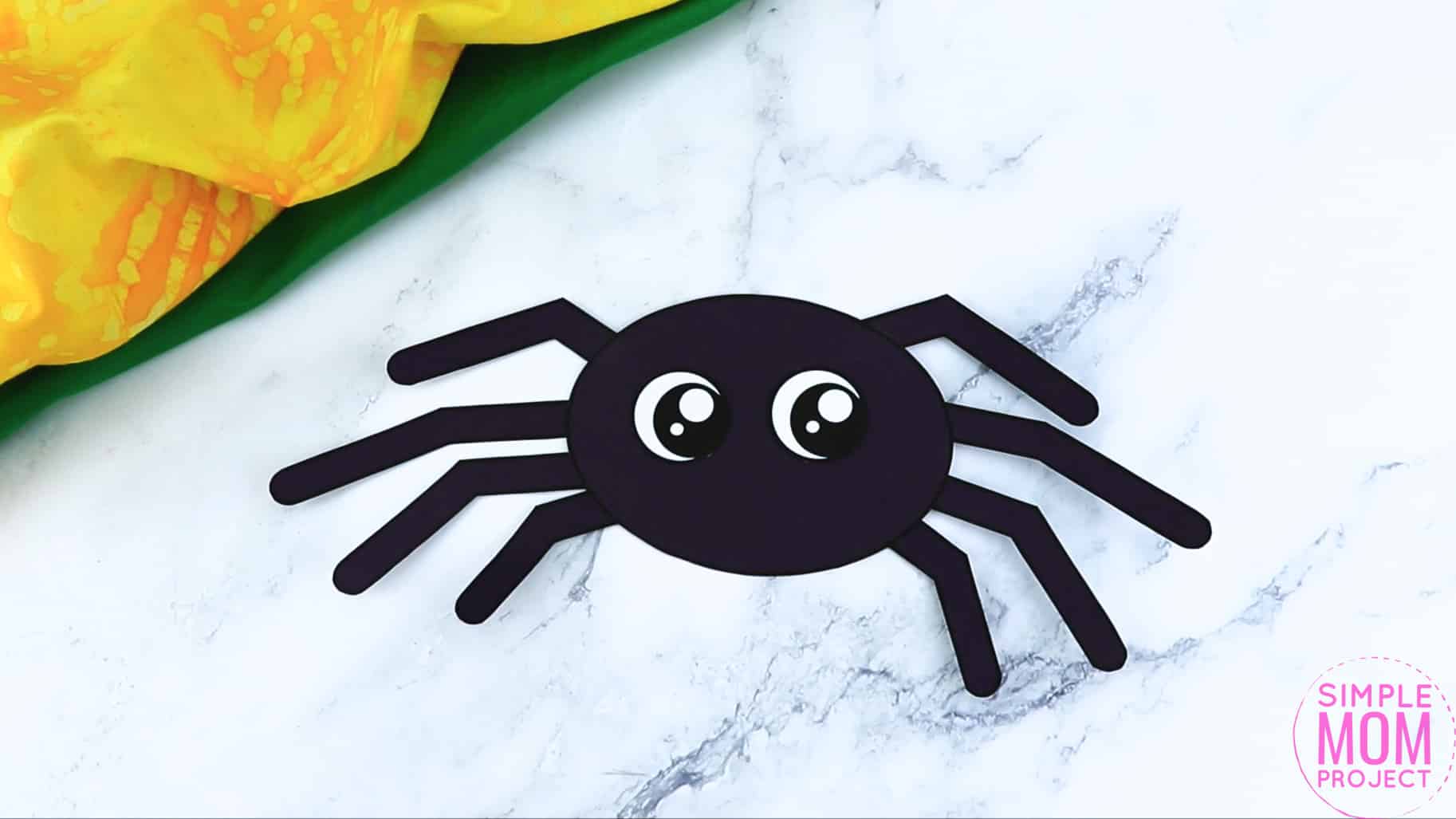 Free Printable Spider Craft for Kids, preschoolers and toddlers
