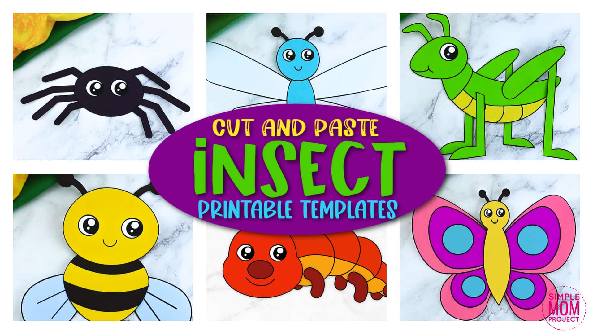 Looking for the easy bug character crafts for your preschoolers or toddlers? These cute insect crafts have fun cut and paste templates to keep toddlers, preschoolers or even big kids amused for hours! Including our popular butterfly craft, caterpillar craft and bumblebee craft and many more these are sure to be a big hit with your kids for fun craft activities or even homeschooling lessons. Click now to grab these awesome bug craft templates today.