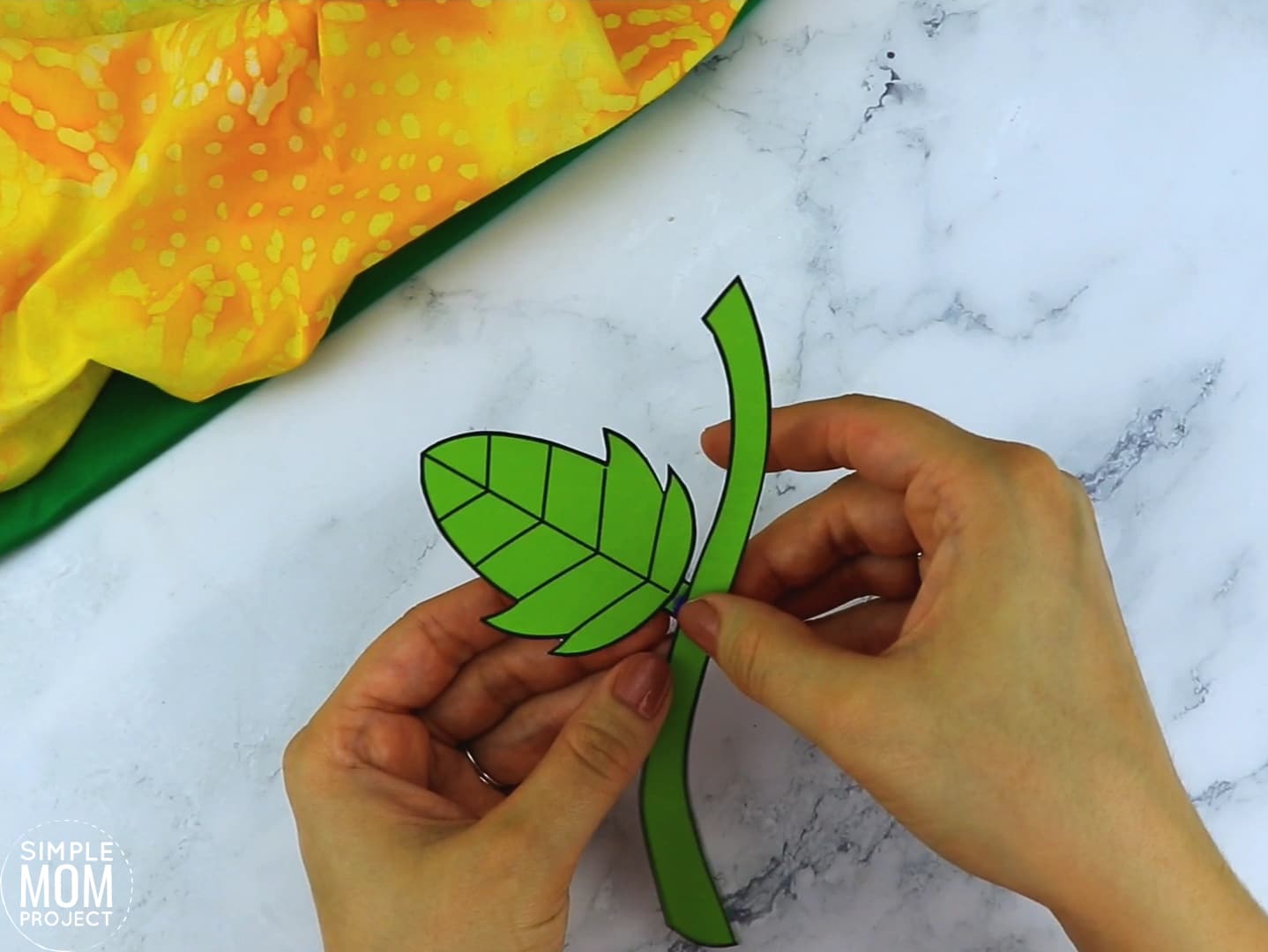 Free Printable Rose Flower Craft template for kids, Rose craft for toddlers and Rose craft for kindergartners