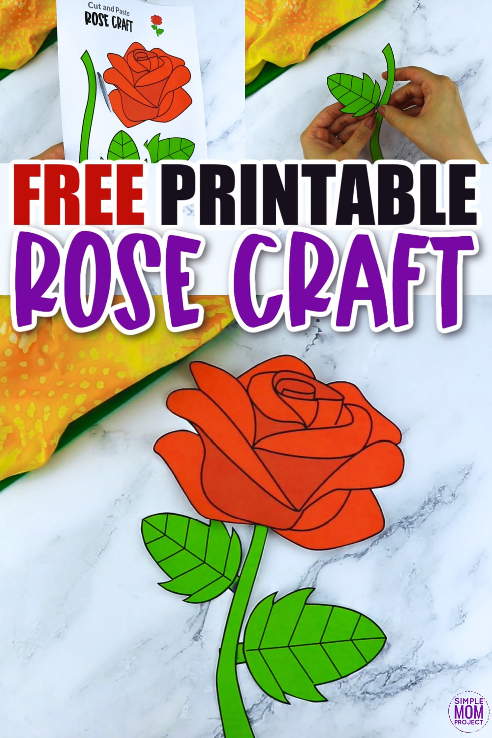 Are you looking for a step by step red rose craft to make with your preschool class? This easy flower rose craft is great for handmade cards, teaching about the letter R and many other fun spring rose activities. Click now to download and print your rose craft template today!