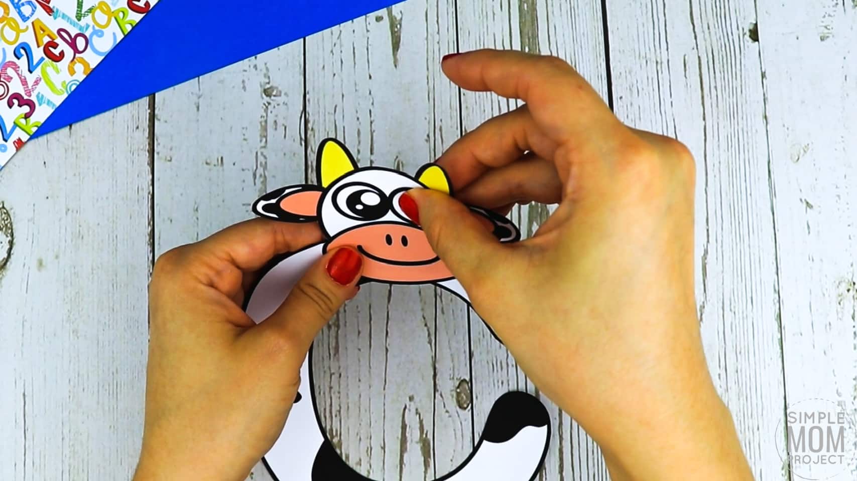 C is for Cow Free Printable Craft Cow Letter C Craft for Kids, preschoolers, toddlers and kindergartners