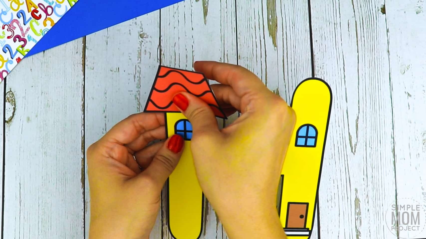 H is for House Printable Craft Letter H Craft for Kids, preschoolers, toddlers and kindergartners