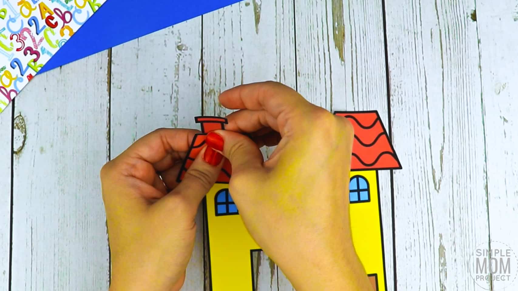 H is for House Printable Craft Letter H Craft for Kids, preschoolers, toddlers and kindergartners