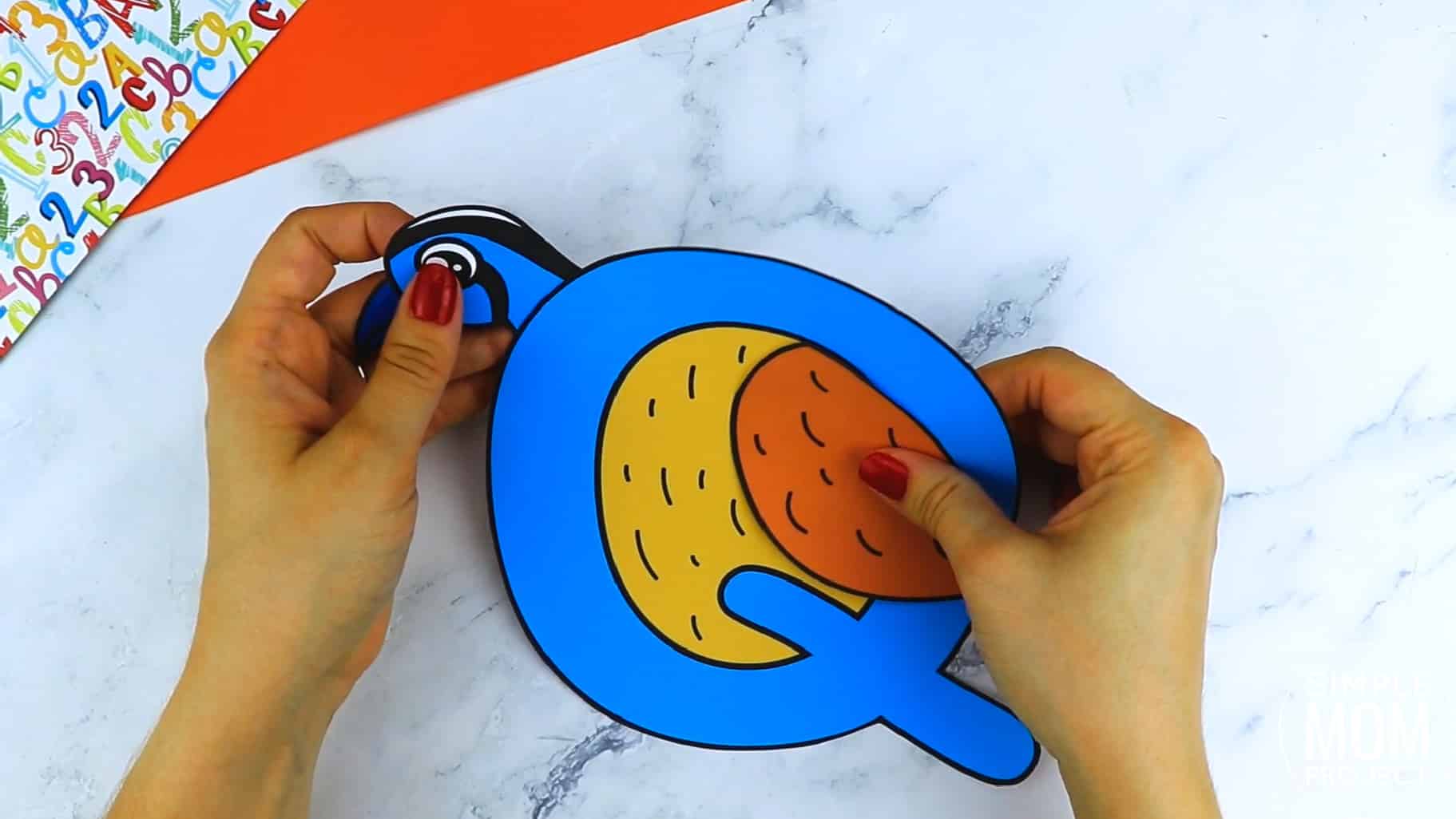 Q is for Quail Printable Craft Quail Letter Letter Q Craft for Kids, preschoolers, toddlers and kindergartners
