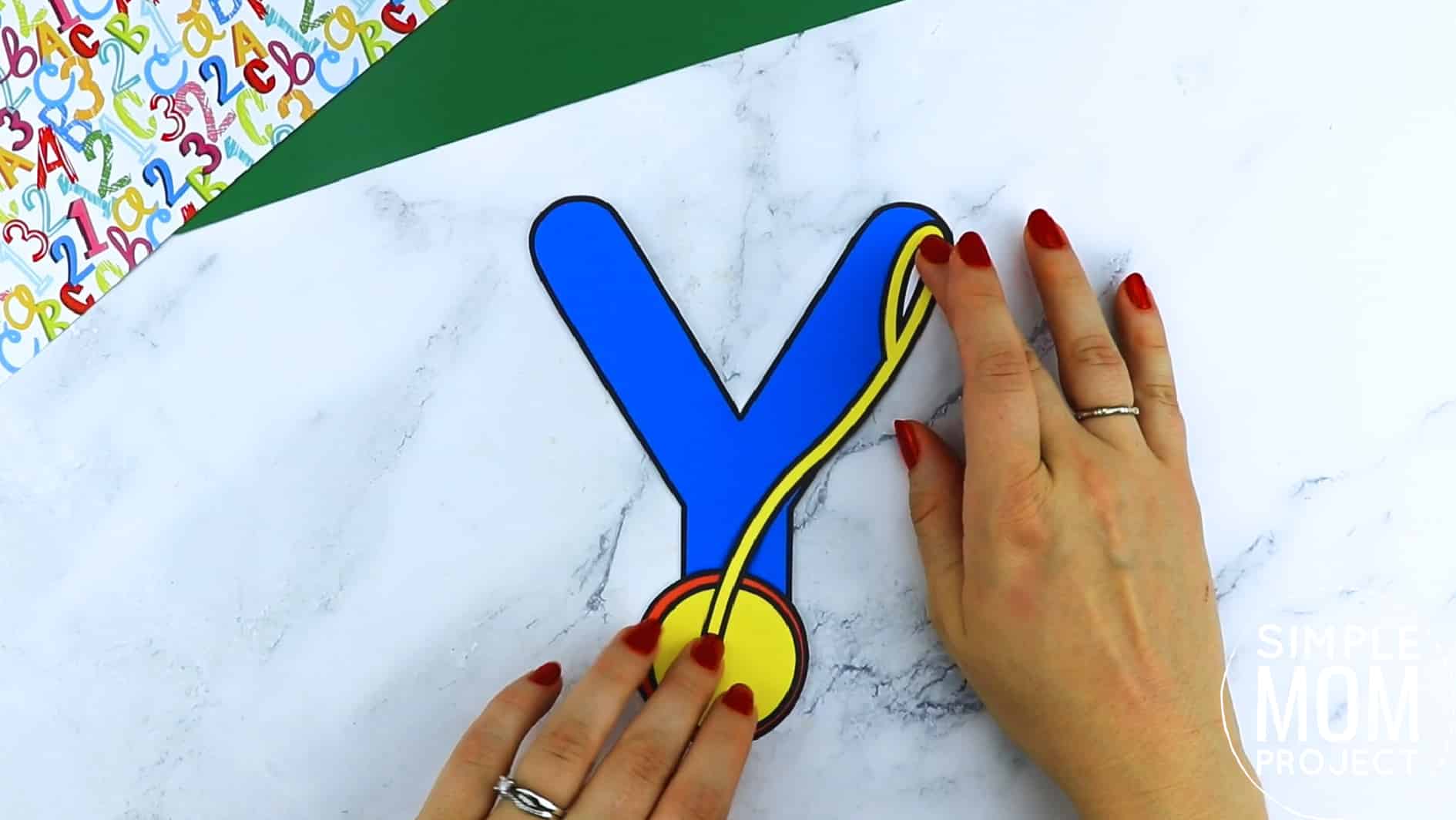 Y is for Yoyo Printable Craft Yoyo Letter Y Craft for Kids, preschoolers, toddlers and kindergartners