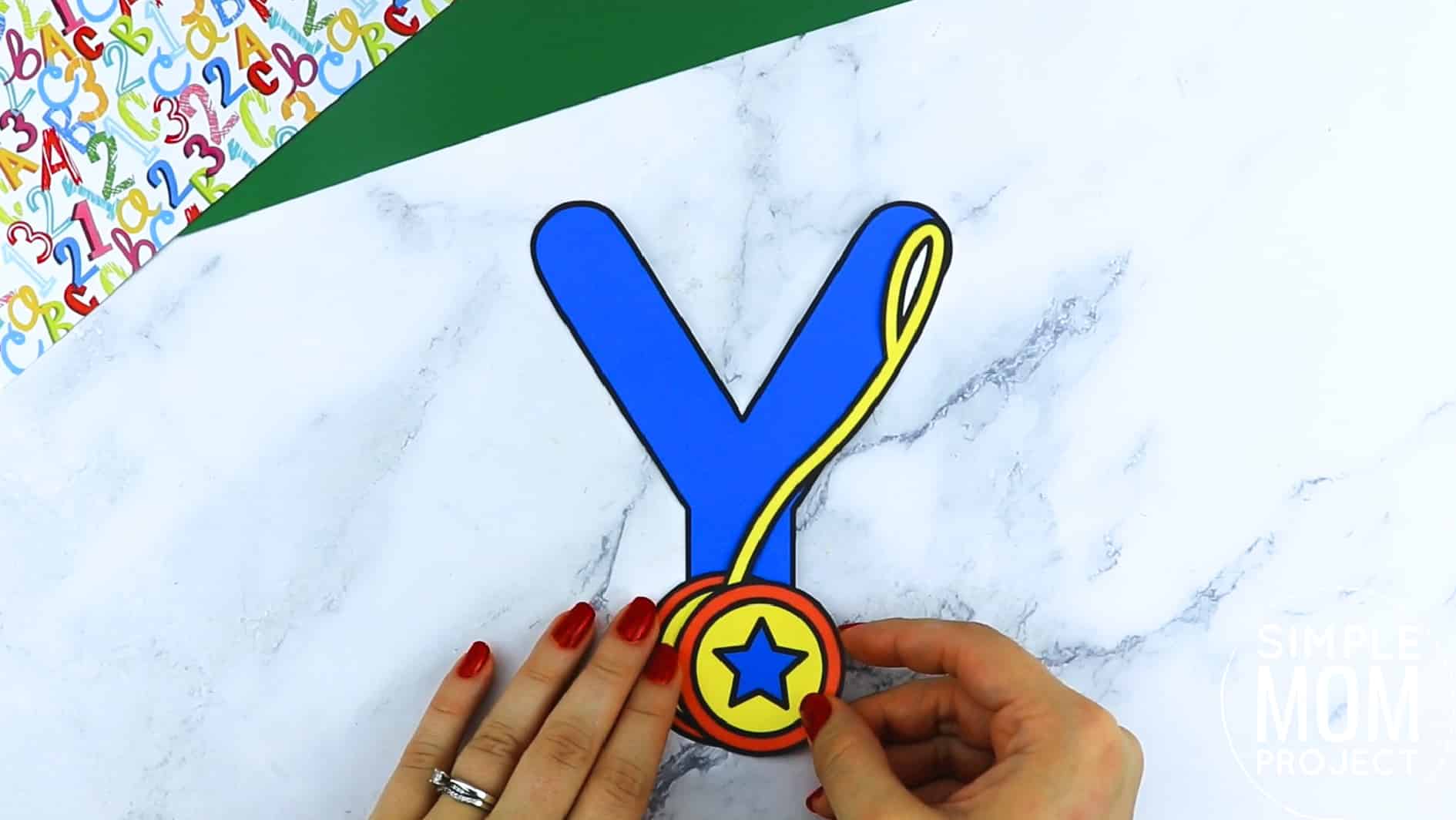 Y is for Yoyo Printable Craft Yoyo Letter Y Craft for Kids, preschoolers, toddlers and kindergartners