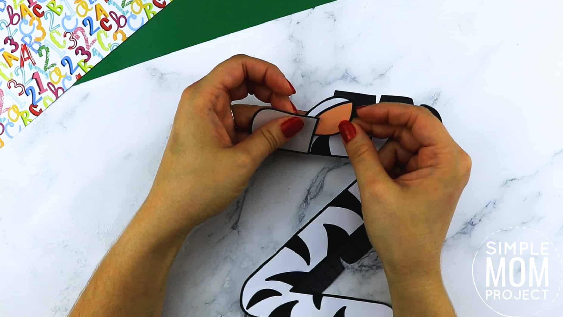 Z is for Zebra Printable Craft Zebra Letter Z Craft for Kids, preschoolers, toddlers and kindergartners