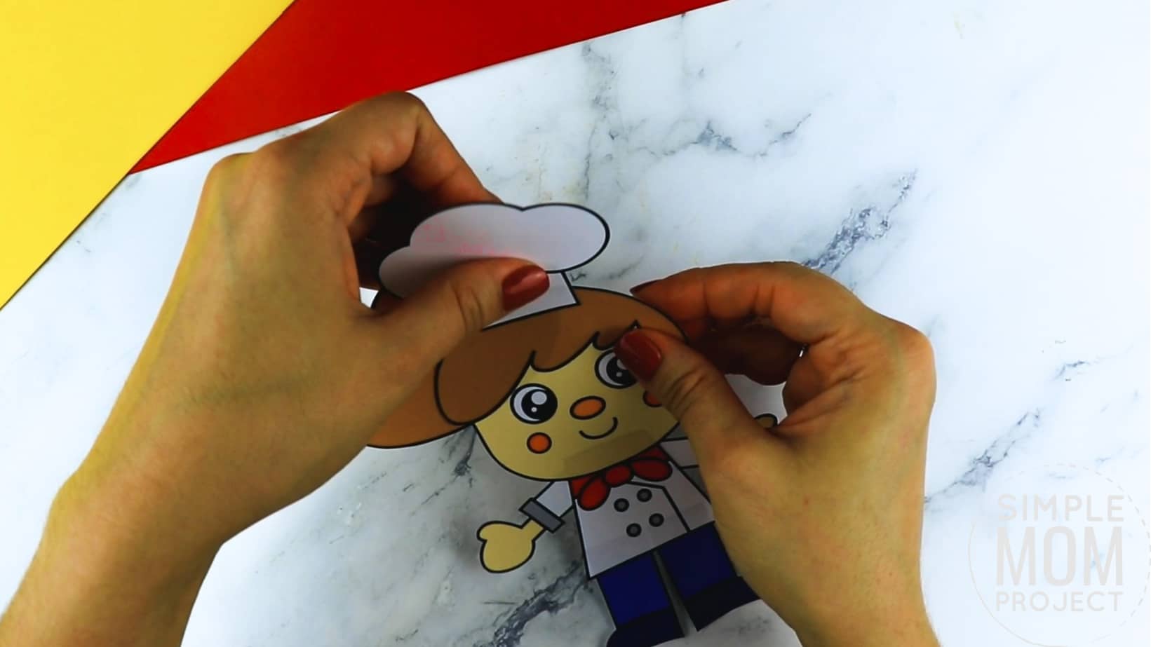 Free printable chef community helper for kids, preschoolers, toddlers and kindergartners