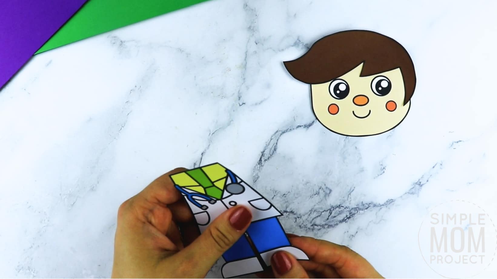 Free printable doctor community helper for kids, preschoolers, toddlers and kindergartners