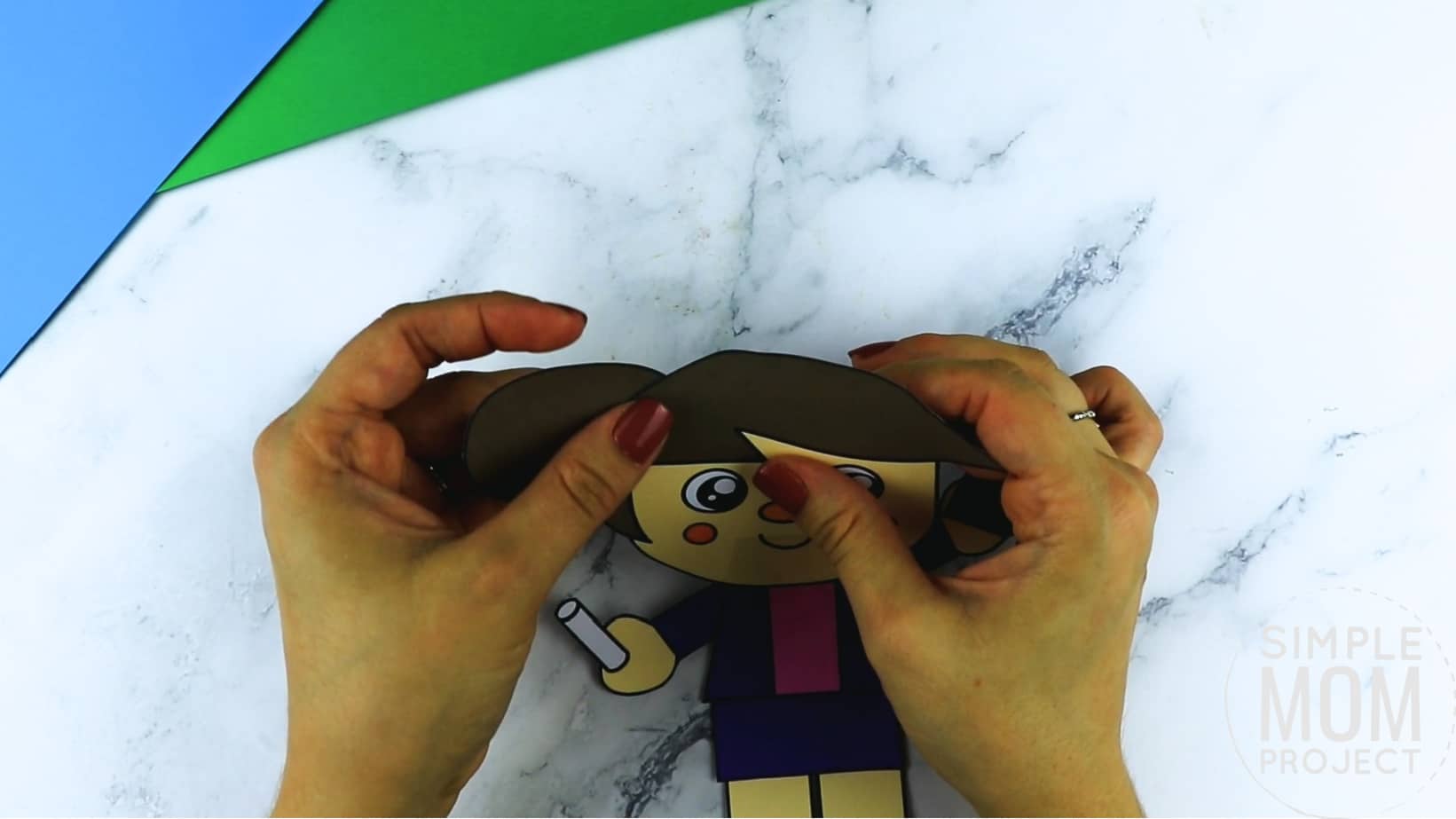 Free printable teacher craft for kids, preschoolers, toddlers and kindergartners