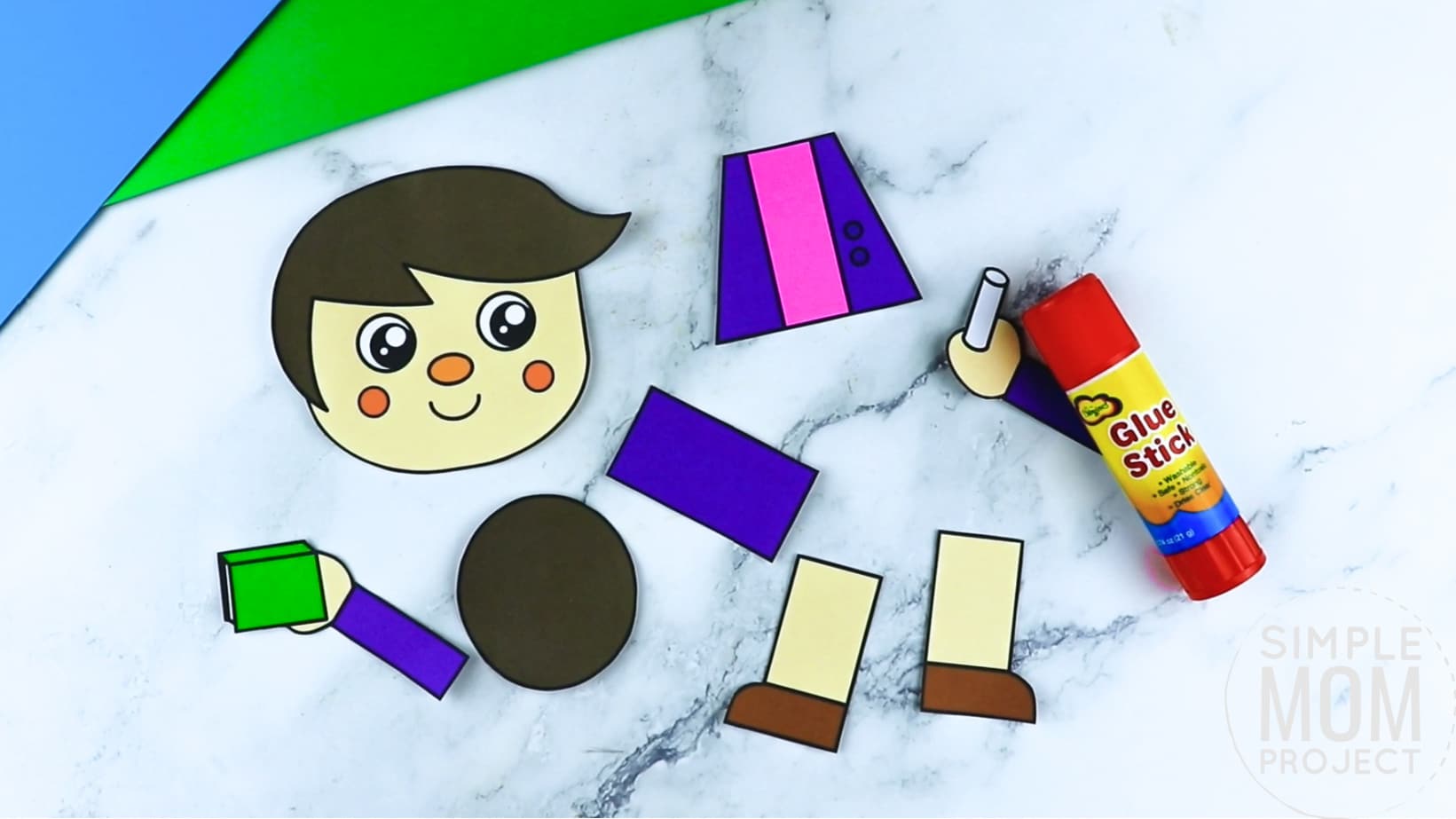 Free printable teacher craft for kids, preschoolers, toddlers and kindergartners