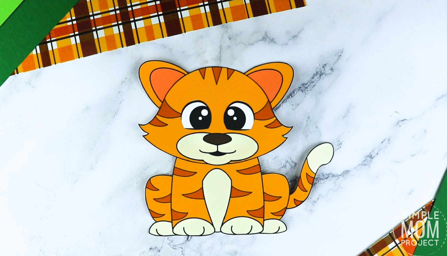 Free Printable Farm Cat Craft and Kitty Craft Kids Preschoolers toddlers