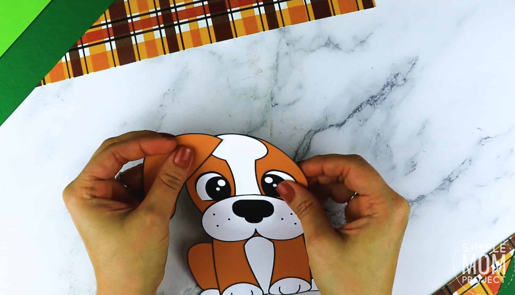 Free Printable Farm Dog Craft and Puppy Kids Preschoolers toddlers