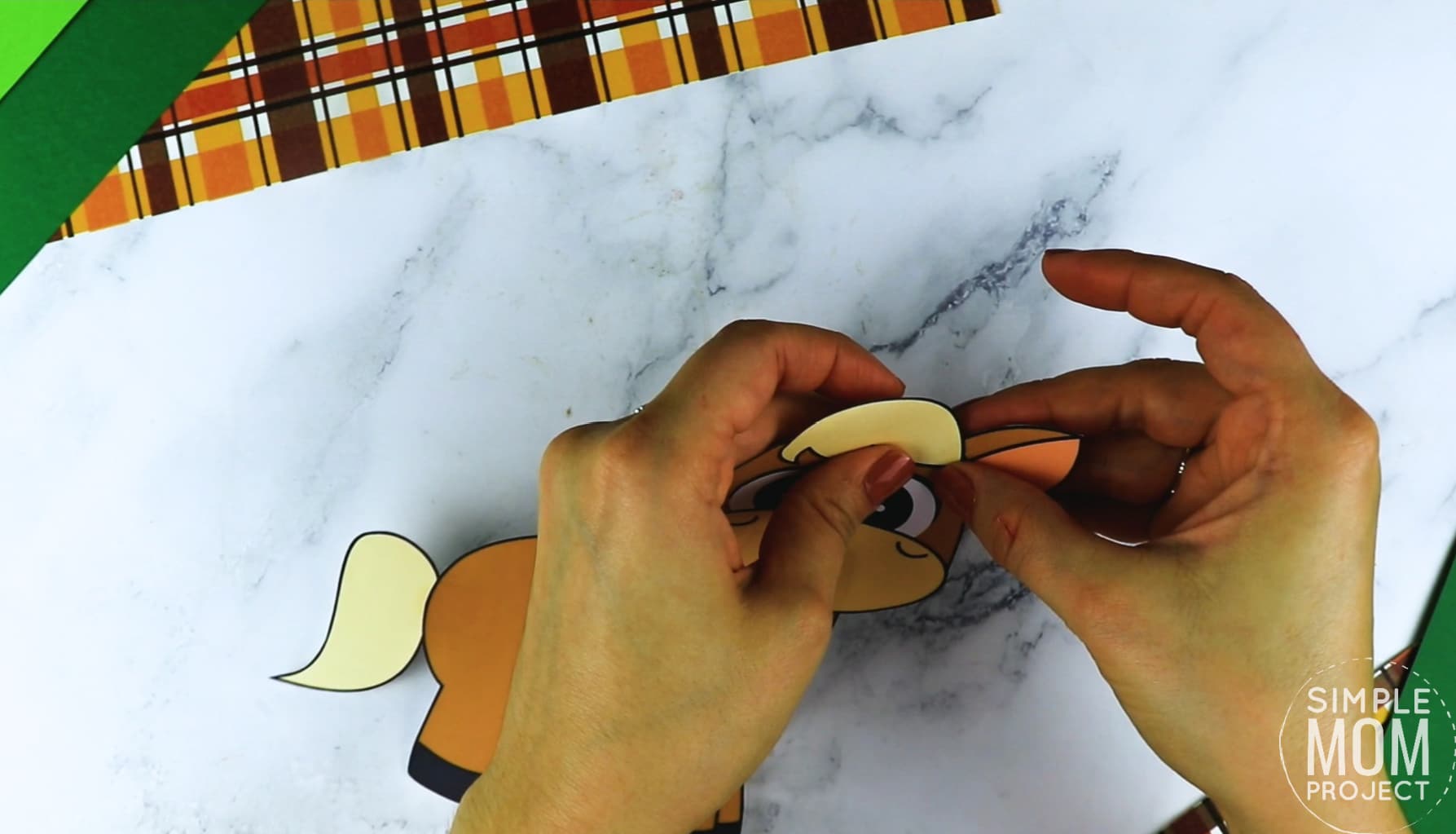 Free Printable Farm Horse Craft for Kids Preschoolers toddlers