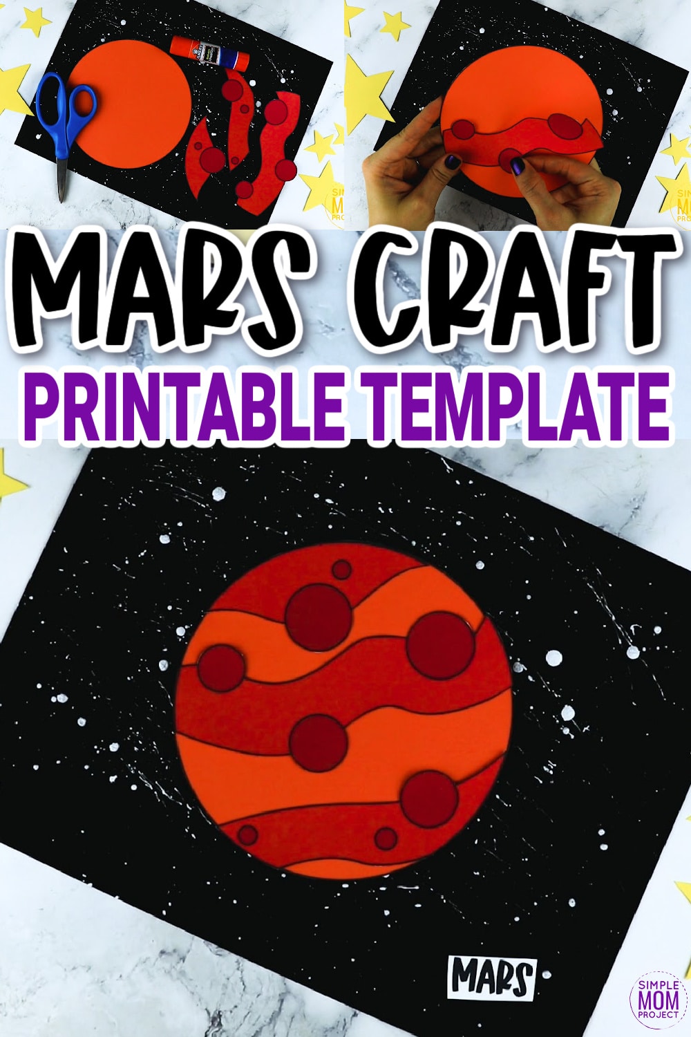 Are you looking for a fun way to learn about the planet Mars? Why not gather some fun facts, coloring utensils and our printable Mars planet craft template and do this outer space crafts with your preschooler, toddler, and kindergarten age kids! You can turn coffee filters into planets and use our mars template to rover over this red planet. Click now to download and print our Mars template today!