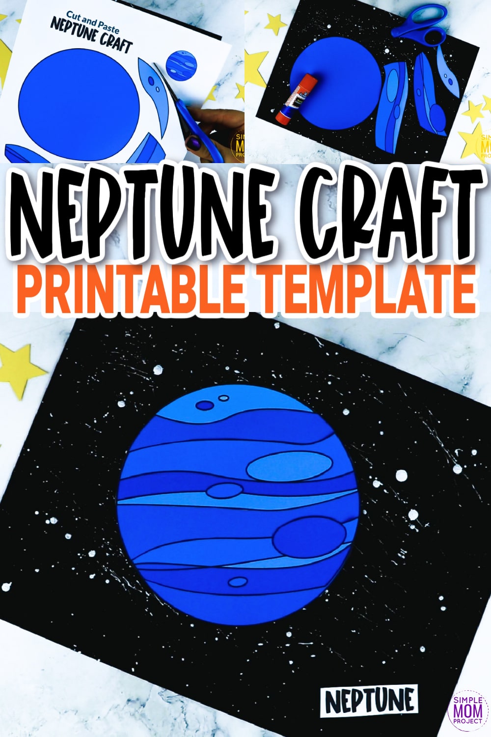Are you looking for a fun way to learn about the planet Neptune? Why not gather some fun facts, coloring utensils and our printable Neptune planet craft template and do this outer space crafts with your preschooler, toddler, and kindergarten age kids! Click now to download and print our Neptune template today!