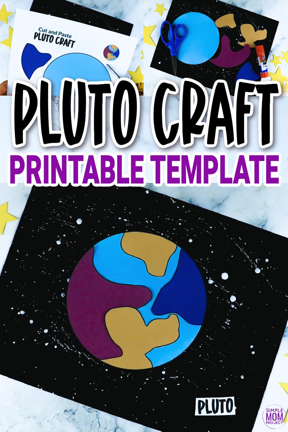 Are you looking for a fun way to learn about the planet Pluto? Why not gather some fun facts, coloring utensils and our printable pluto planet craft template and do this outer space crafts with your preschooler, toddler, and kindergarten age kids! Click now to download and print our pluto template today!