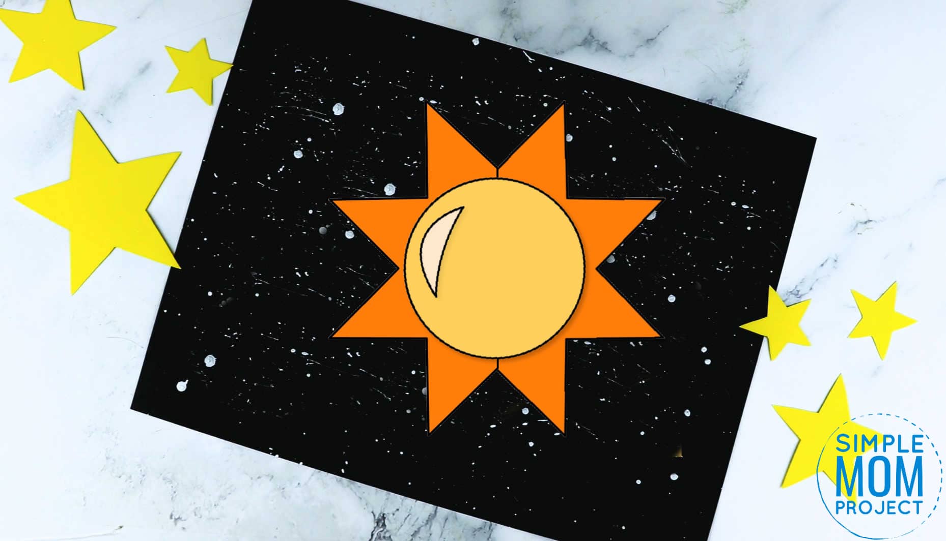Printable Sun Craft for Preschoolers, Toddlers and Kindergartners