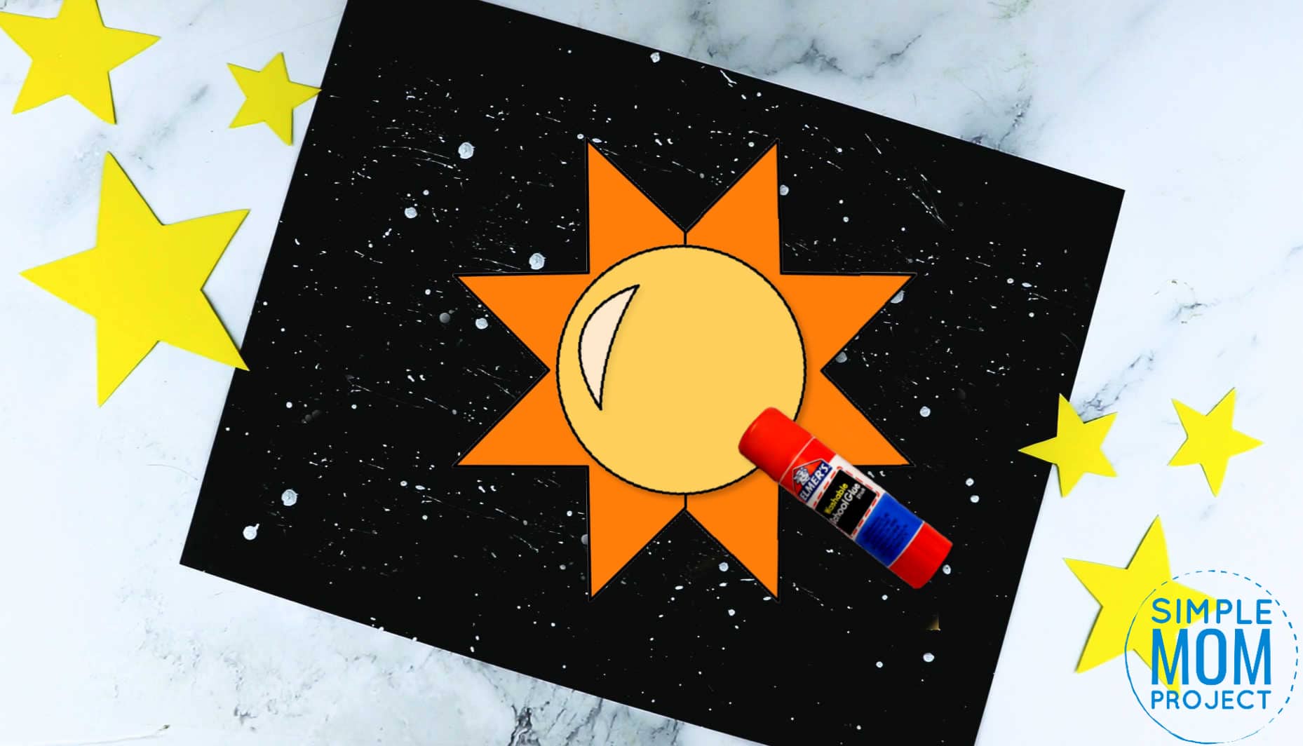 Printable Sun Craft for Preschoolers, Toddlers and Kindergartners