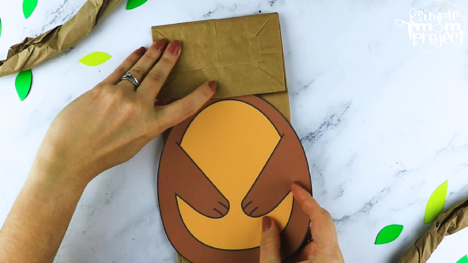 Printable Groundhog Paper Bag Craft for Kids Preschoolers toddlers kindergarten