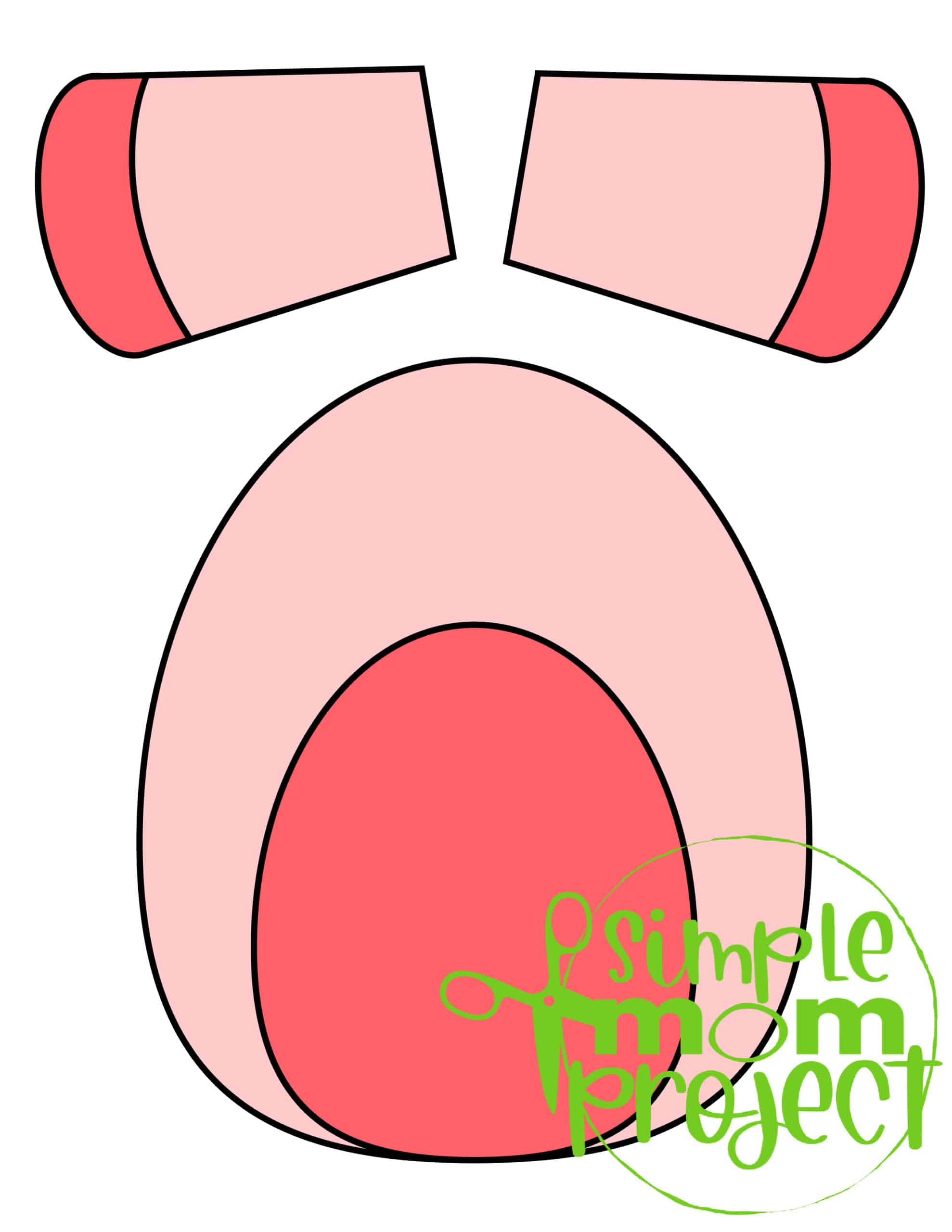 Printable Pig Paper Bag Puppet Craft for Kids Preschoolers Toddlers and Kindergartners