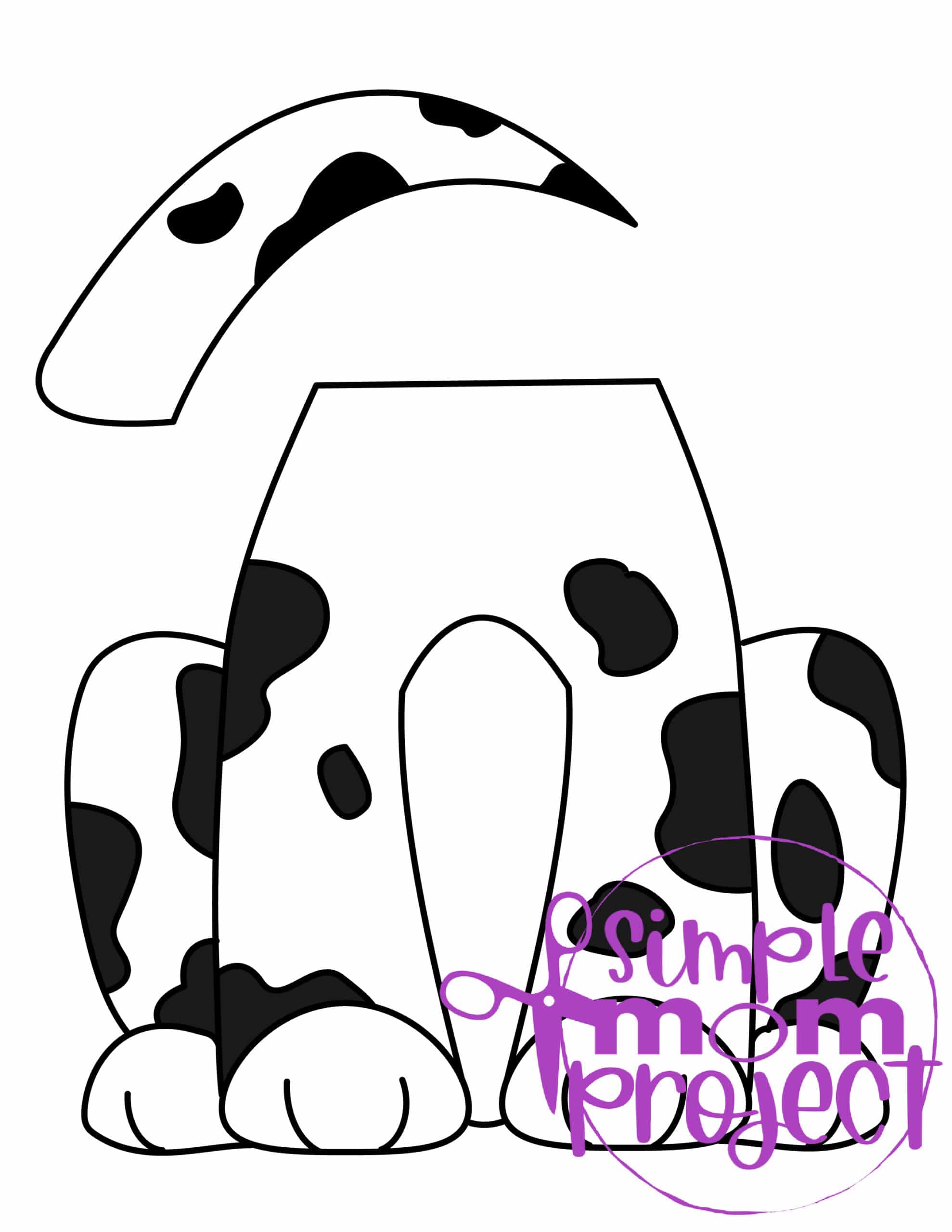 Printable Puppy Dog Dalmatian Paper Bag Puppet Craft for Kids Preschoolers Toddlers and Kindergartners