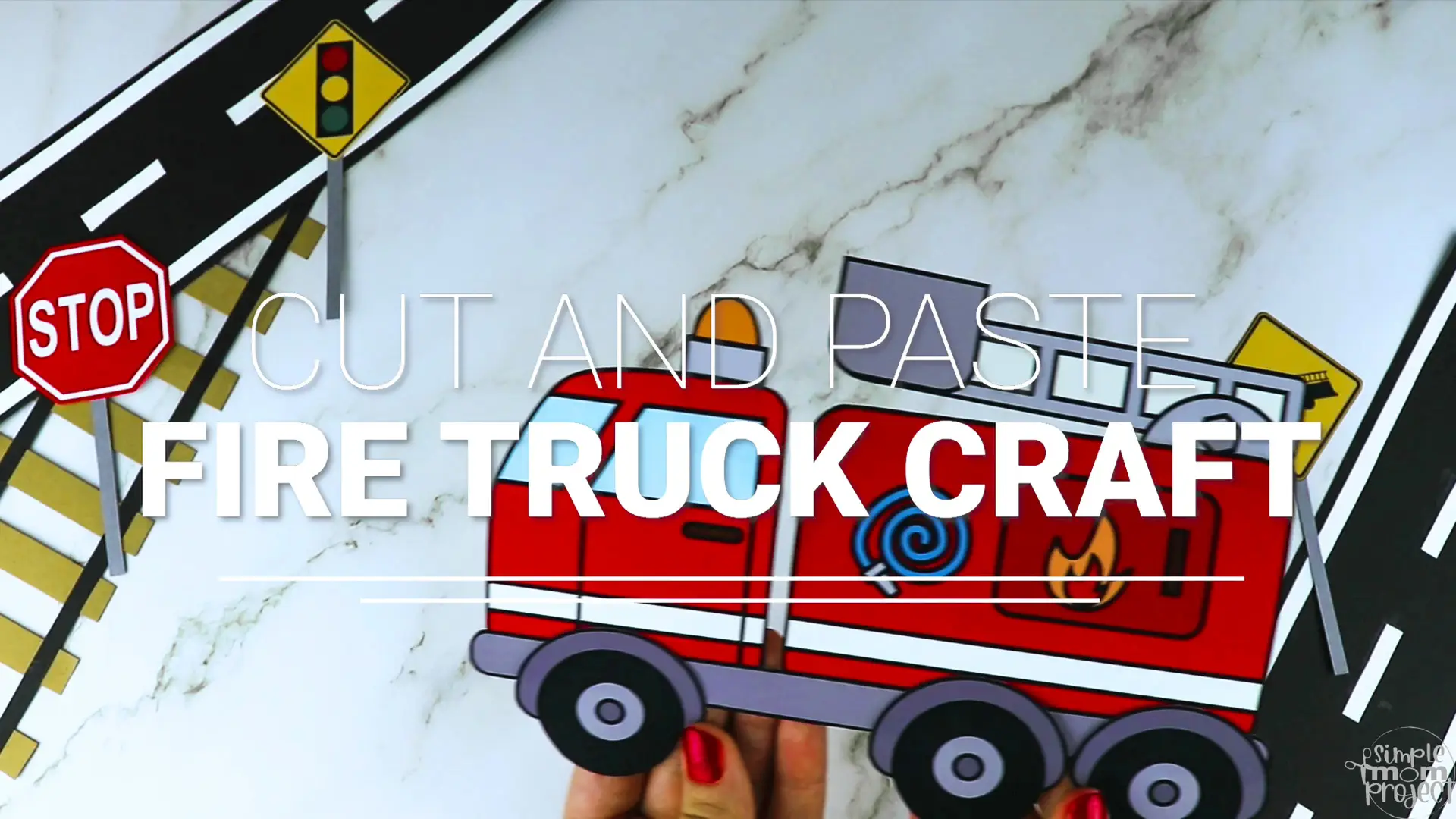 Are you looking for easy fire truck cut and paste craft for your kids? This simple printable fire truck craft template is suitable for kids of all ages, from toddler to preschool and kindergarten, through elementary. Include this cute fire truck paper craft in your home decorations, crafts and learning activities. Be sure to download your fire truck template today!