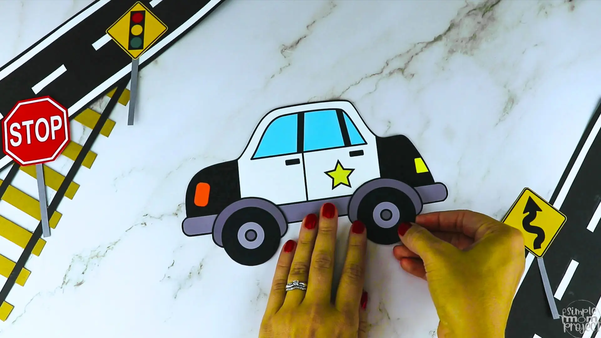 Are you looking for fun craft activities for your toddler, preschool and kindergarten kids? This easy printable police car craft is perfect for children who aspire to be a policeman someday. Our printable police car template is great for children’s parties or imaginative play. Be sure to grab your simple printable police car template today!