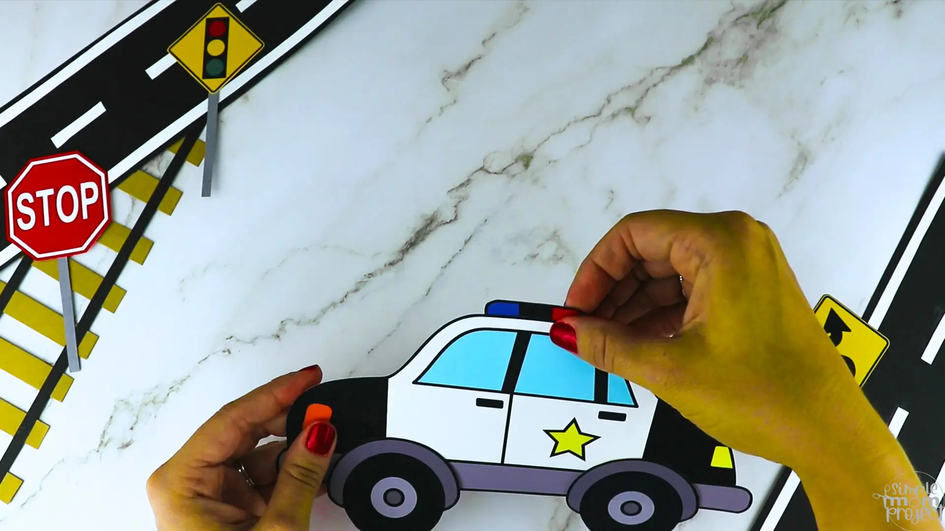 Are you looking for fun craft activities for your toddler, preschool and kindergarten kids? This easy printable police car craft is perfect for children who aspire to be a policeman someday. Our printable police car template is great for children’s parties or imaginative play. Be sure to grab your simple printable police car template today!