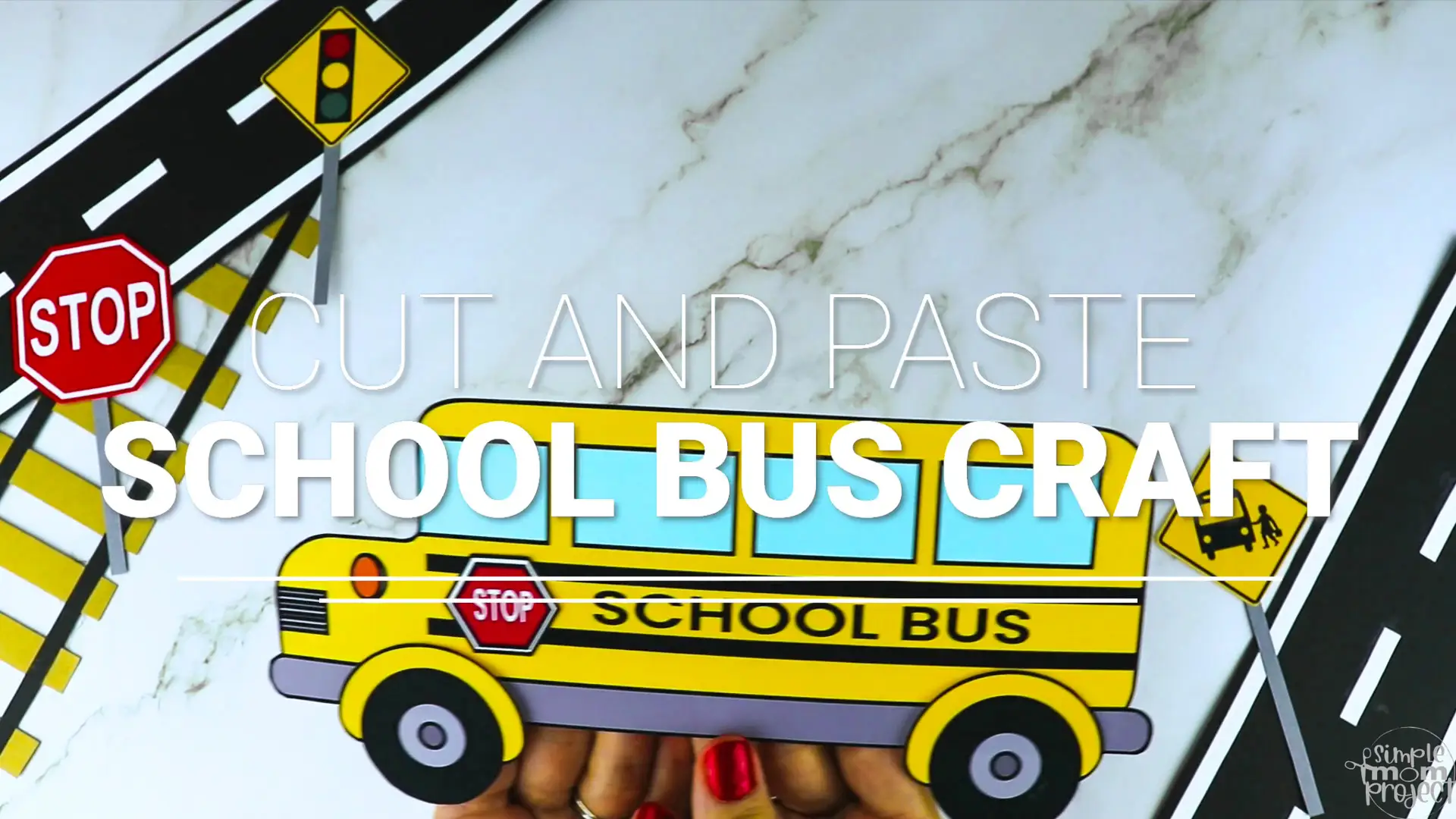 Are you looking for a simple and fun activity for your toddler, preschool and kindergarten kids? Get this printable school bus craft template to keep your little ones occupied for hours. This printable school bus papercraft is great for teaching the letter B or different types of vehicles. Grab your own school bus template today!