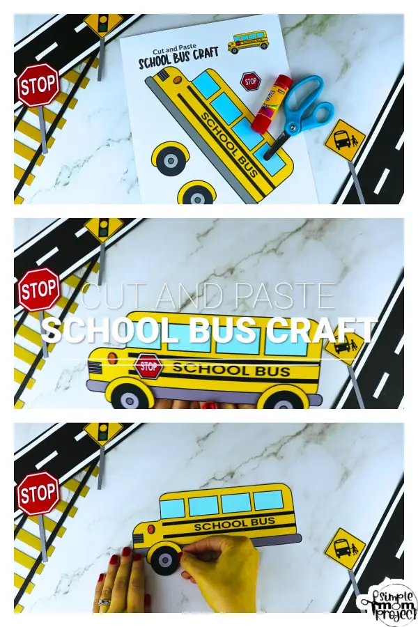 Are you looking for a simple and fun activity for your toddler, preschool and kindergarten kids? Get this printable school bus craft template to keep your little ones occupied for hours. This printable school bus papercraft is great for teaching the letter B or different types of vehicles. Grab your own school bus template today!