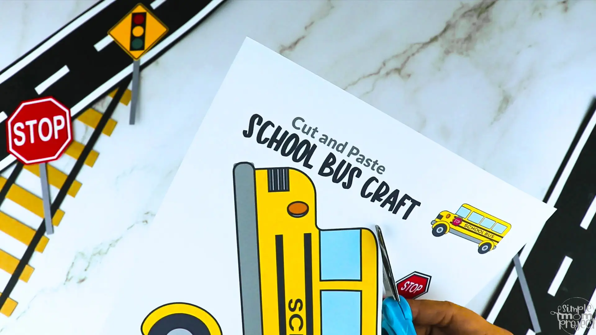 Are you looking for a simple and fun activity for your toddler, preschool and kindergarten kids? Get this printable school bus craft template to keep your little ones occupied for hours. This printable school bus papercraft is great for teaching the letter B or different types of vehicles. Grab your own school bus template today!