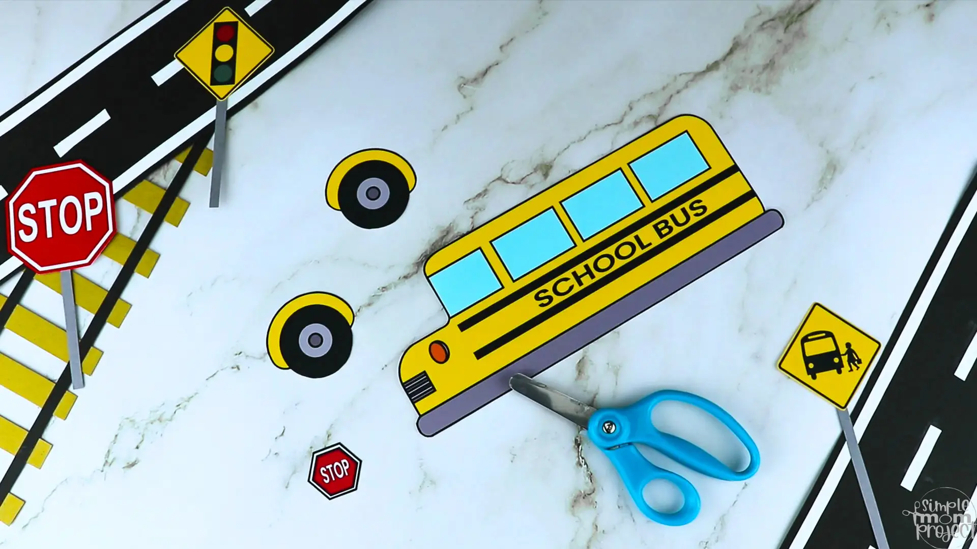 Are you looking for a simple and fun activity for your toddler, preschool and kindergarten kids? Get this printable school bus craft template to keep your little ones occupied for hours. This printable school bus papercraft is great for teaching the letter B or different types of vehicles. Grab your own school bus template today!
