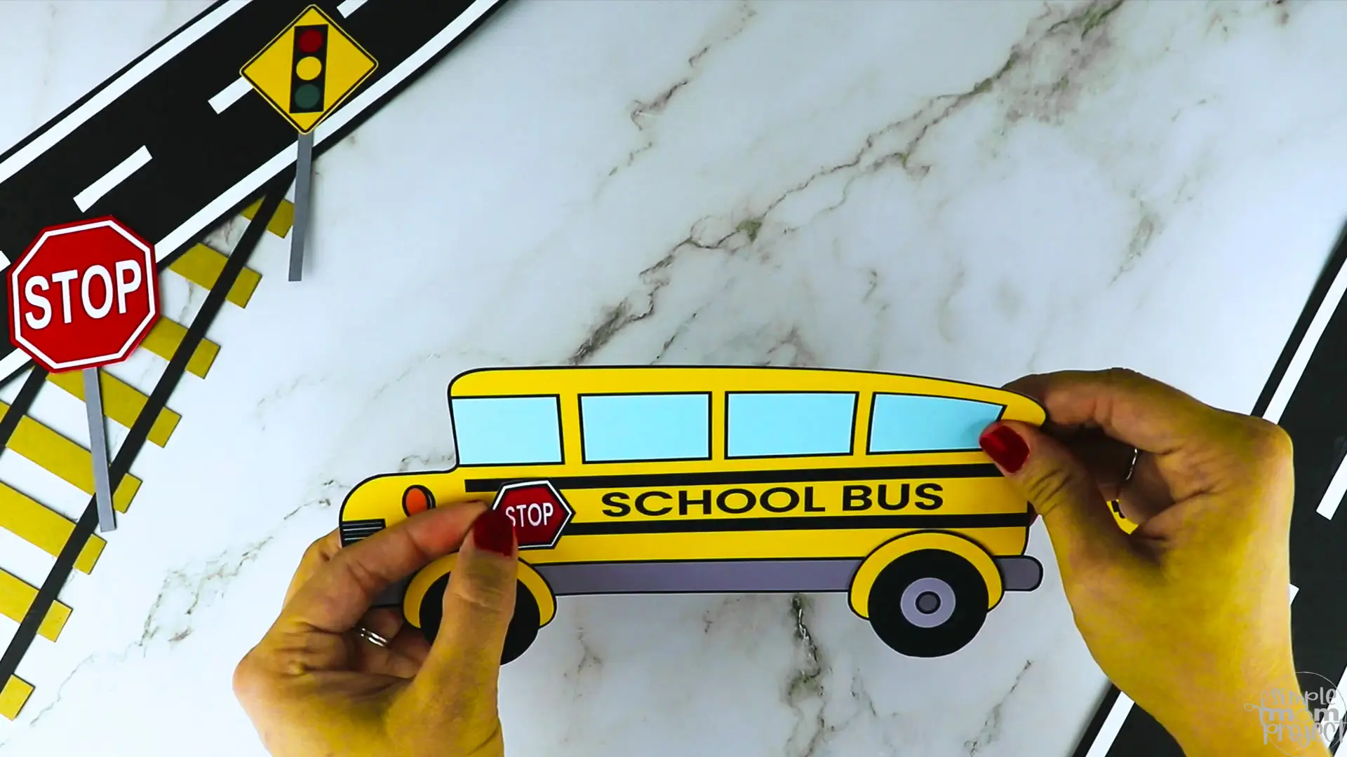 Are you looking for a simple and fun activity for your toddler, preschool and kindergarten kids? Get this printable school bus craft template to keep your little ones occupied for hours. This printable school bus papercraft is great for teaching the letter B or different types of vehicles. Grab your own school bus template today!