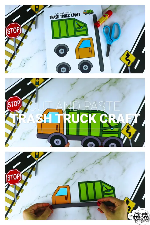 Looking for preschool activities for your little crafters? Look no further! This simple printable trash truck craft template is the ideal activity for kids of all ages, especially to toddlers, preschoolers and kindergarteners. Making this printable trash truck craft keeps children interested in learning the different vehicles or modes of transportations. Be sure to download your own trash truck template today!