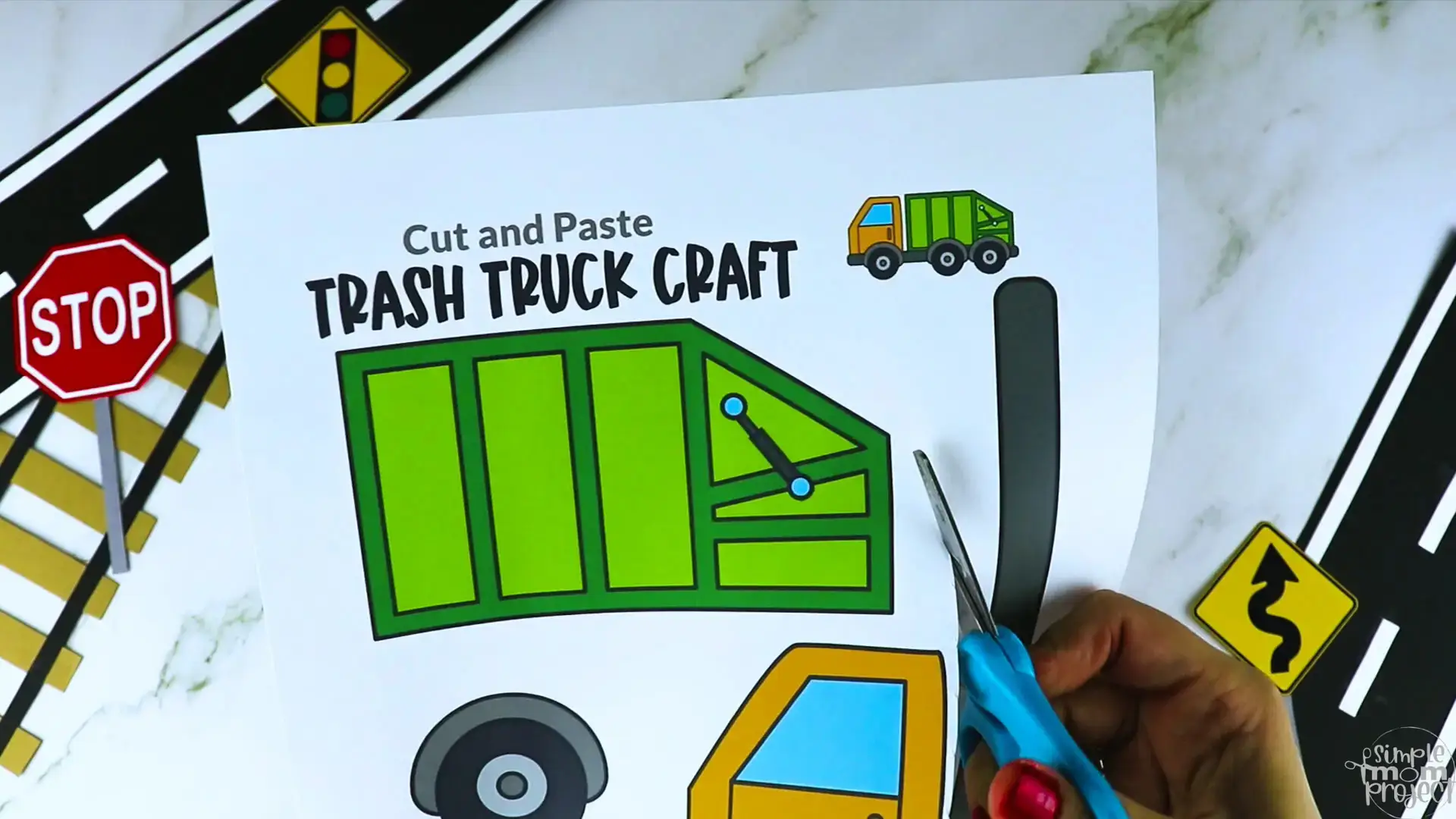 Looking for preschool activities for your little crafters? Look no further! This simple printable trash truck craft template is the ideal activity for kids of all ages, especially to toddlers, preschoolers and kindergarteners. Making this printable trash truck craft keeps children interested in learning the different vehicles or modes of transportations. Be sure to download your own trash truck template today!