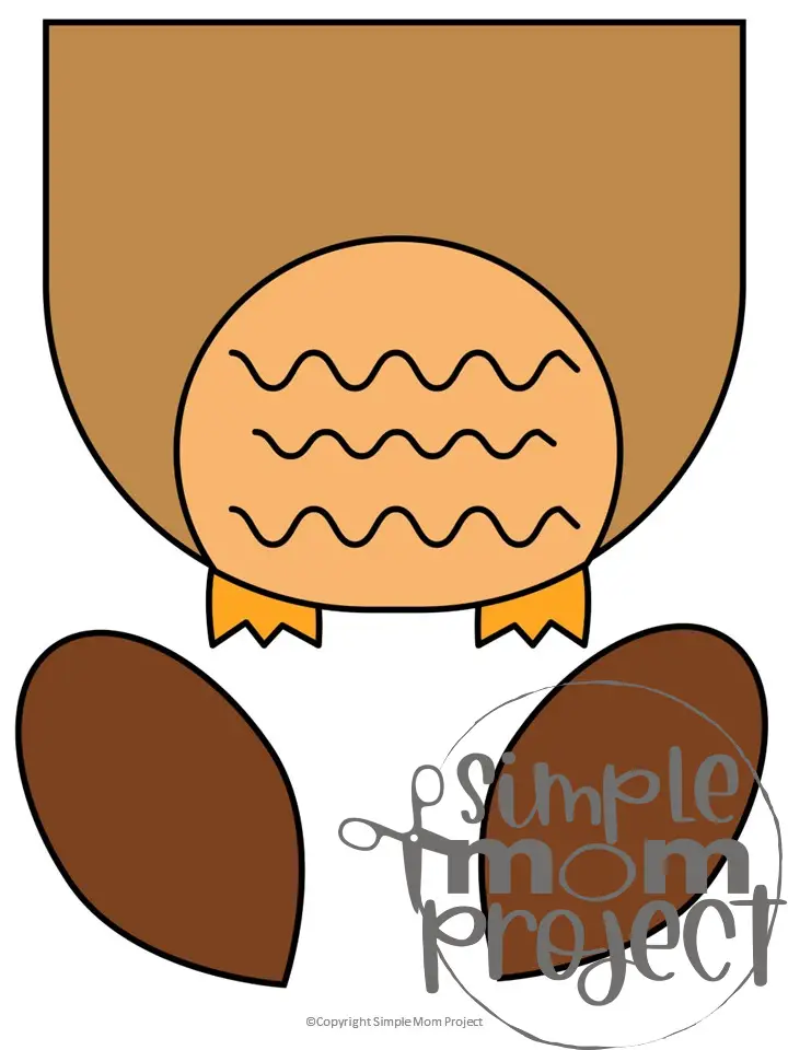 Printable Woodland Animal Owl Paper Bag Puppet Craft 4