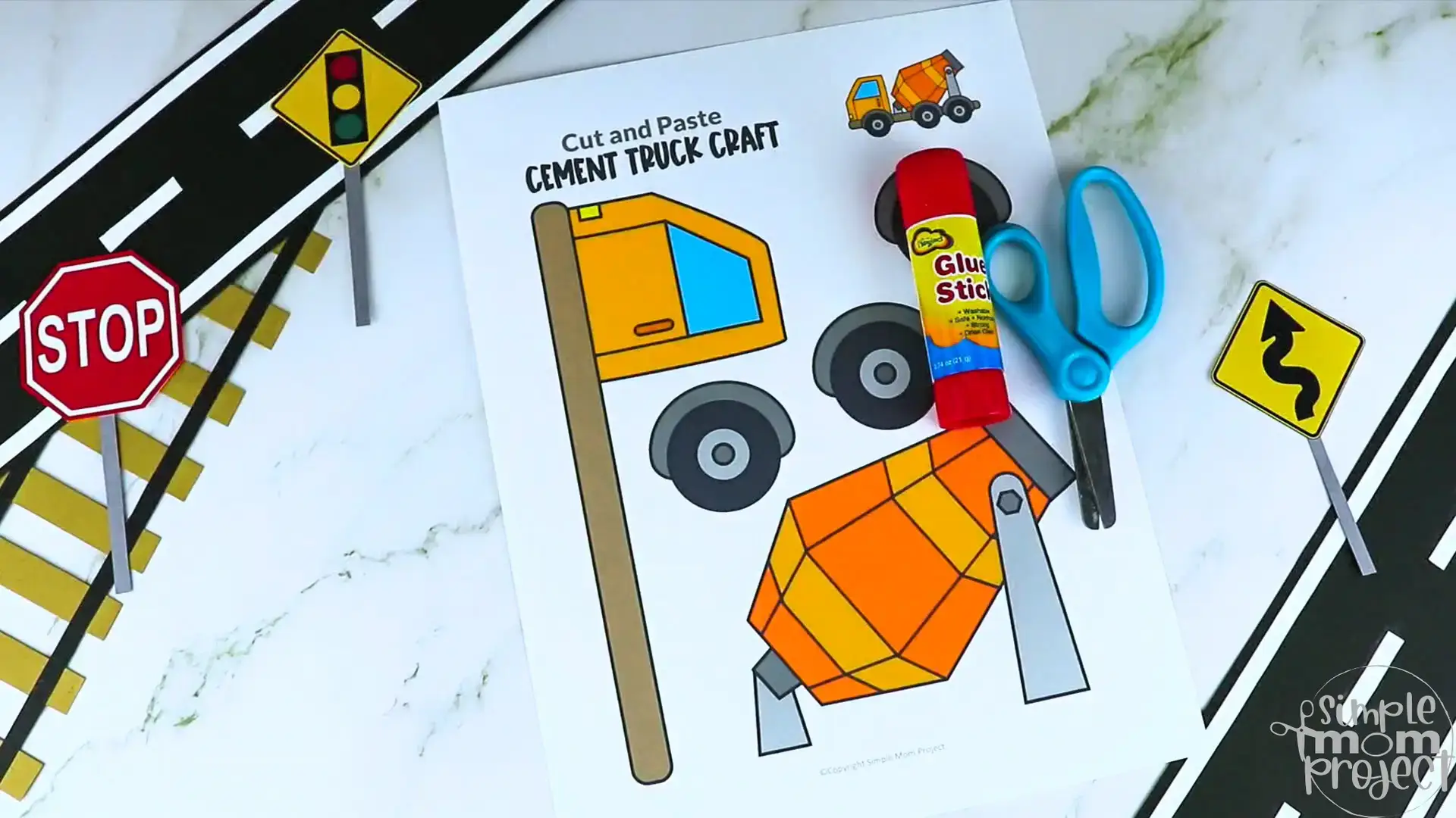 Are you looking for a fun, low prep vehicle craft activity for your kids? This printable diy cement truck craft template is suitable for kids of all ages, especially to toddlers, preschoolers and kindergarteners. Make sure to include this printable cement truck template in your lesson plans about vehicles or transportations. Don’t wait any longer, download and print your own cement truck template now!