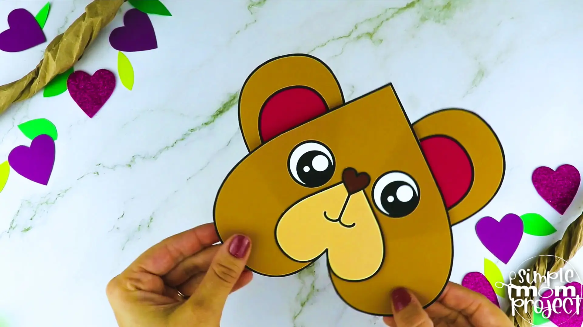 Are you looking for a printable heart shaped bear craft for your toddler, preschool and kindergarten kids? These printable heart bear crafts are great to include in your lesson plans, preschool paper craft projects, diy greeting cards, decorations and puppet shows. Click now to grab your adorable heart bear templates today!