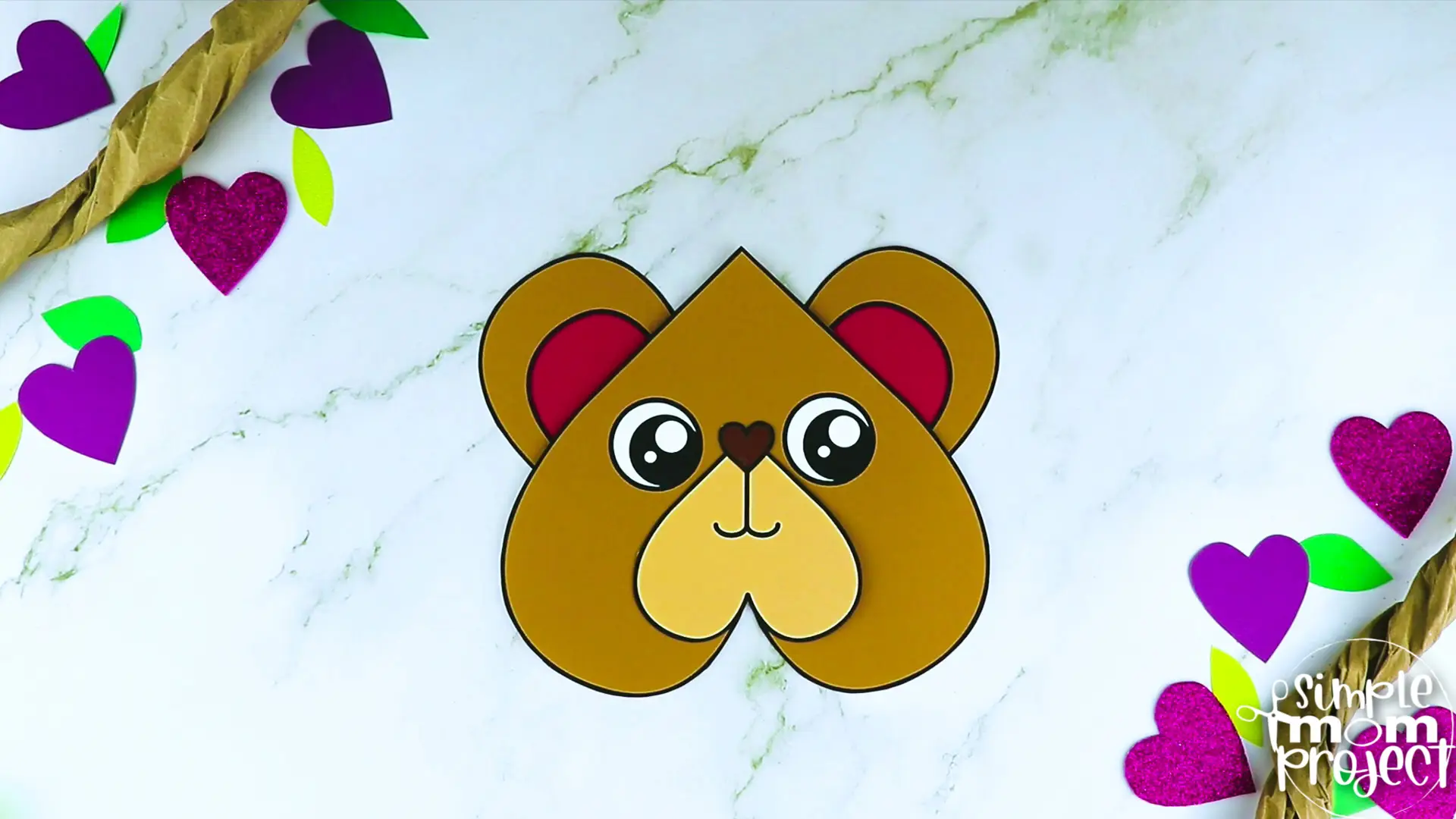 Are you looking for a printable heart shaped bear craft for your toddler, preschool and kindergarten kids? These printable heart bear crafts are great to include in your lesson plans, preschool paper craft projects, diy greeting cards, decorations and puppet shows. Click now to grab your adorable heart bear templates today!