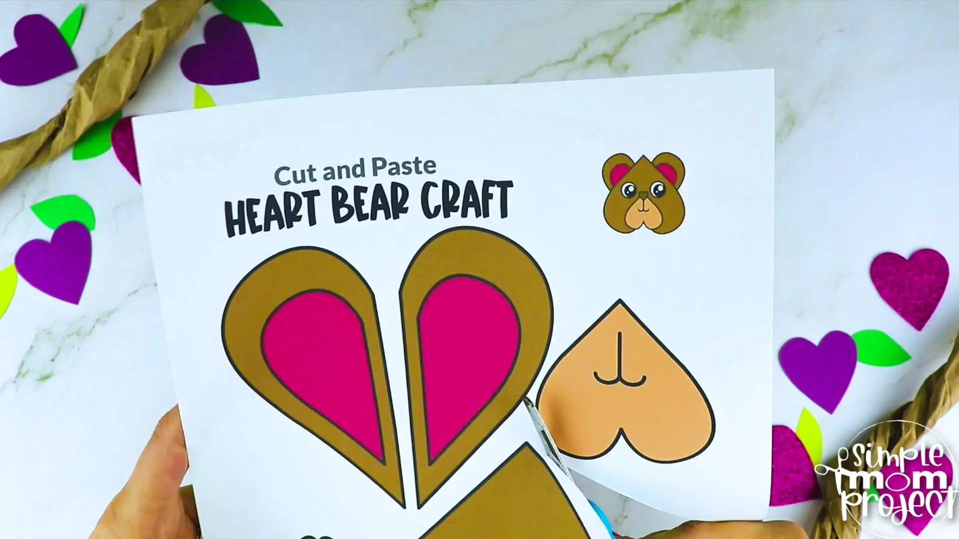 Are you looking for a printable heart shaped bear craft for your toddler, preschool and kindergarten kids? These printable heart bear crafts are great to include in your lesson plans, preschool paper craft projects, diy greeting cards, decorations and puppet shows. Click now to grab your adorable heart bear templates today!