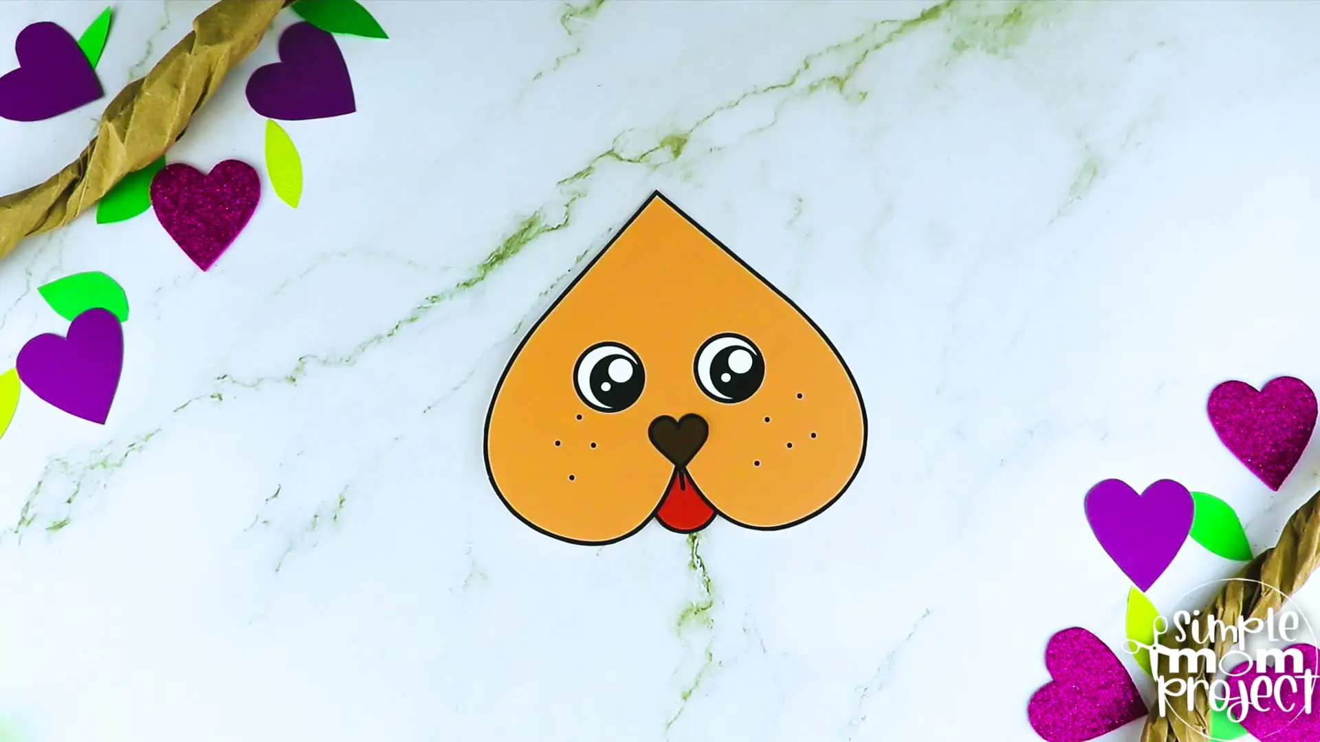 Looking for the best heart shaped dog paper craft for your preschool, kindergarten and elementary kids? This easy cut-and-paste printable heart dog craft template will keep your kids entertained for hours while developing their fine motor skills. Glue this simple heart dog template on a paper bag or popsicle stick to make a puppy dog puppet craft. Click now to grab this adorable heart dog printable template.