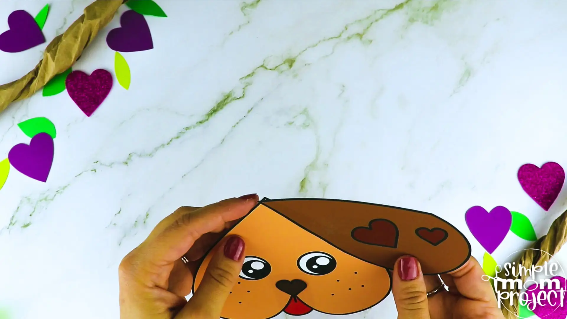 Looking for the best heart shaped dog paper craft for your preschool, kindergarten and elementary kids? This easy cut-and-paste printable heart dog craft template will keep your kids entertained for hours while developing their fine motor skills. Glue this simple heart dog template on a paper bag or popsicle stick to make a puppy dog puppet craft. Click now to grab this adorable heart dog printable template.