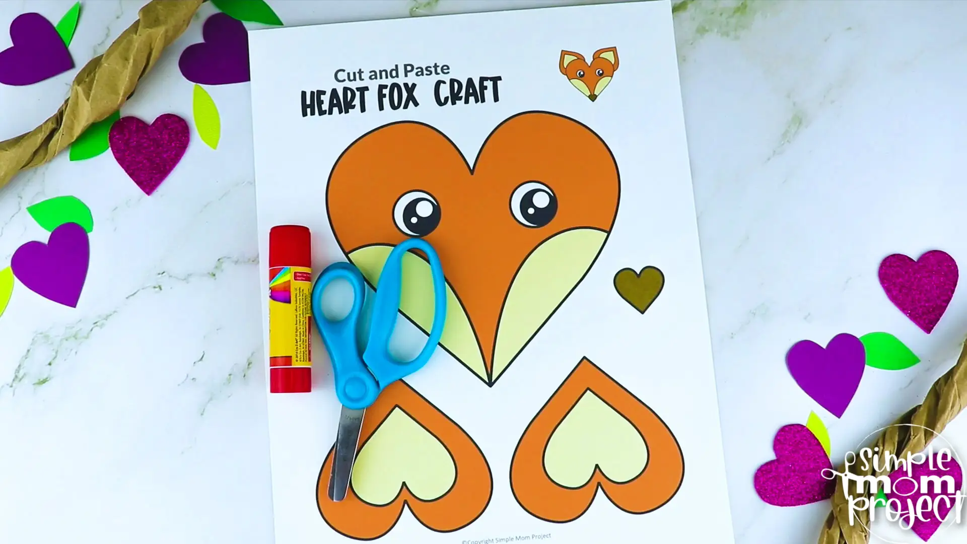Looking for a simple heart shaped fox craft for your toddler, preschool or kindergarten kids to color and have fun with? This easy printable heart fox craft is simple cut and paste patterns to keep your little ones busy for hours. Turn this printable heart fox template into a variety of useful crafts using a few supplies that you probably already have at home. Click now to grab this printable heart shaped fox template today!
