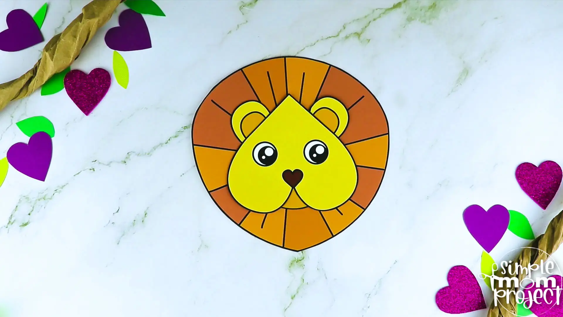Looking for a fun and creative way to teach the letter L to your toddler, preschool and kindergarten kids? This printable heart lion craft will make it easy for you! It is perfect for coloring and cutting practice while you watch The Lion King. Use this printable heart shaped lion craft template in a variety of useful craft ideas that kids can play with for hours. Grab your own printable heart lion template today!