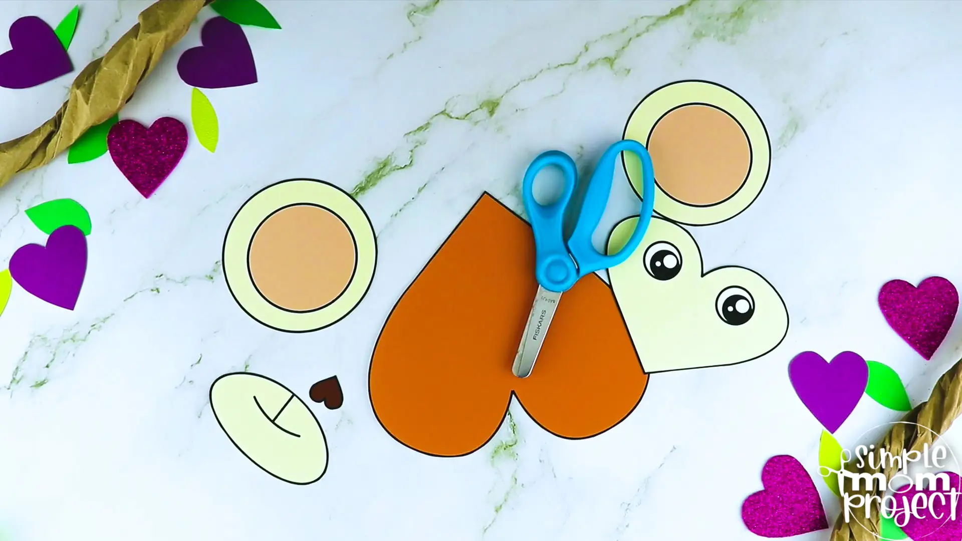 This printable heart shaped monkey craft is the perfect addition to any Letter M lesson or sharing fun facts about monkeys to your toddler, preschool or kindergarten kids. The cute heart monkey craft can be glued to a paper bag or paper plate to add fun and make your heart monkey craft stand out. Click to download and print your printable heart shaped monkey template today!