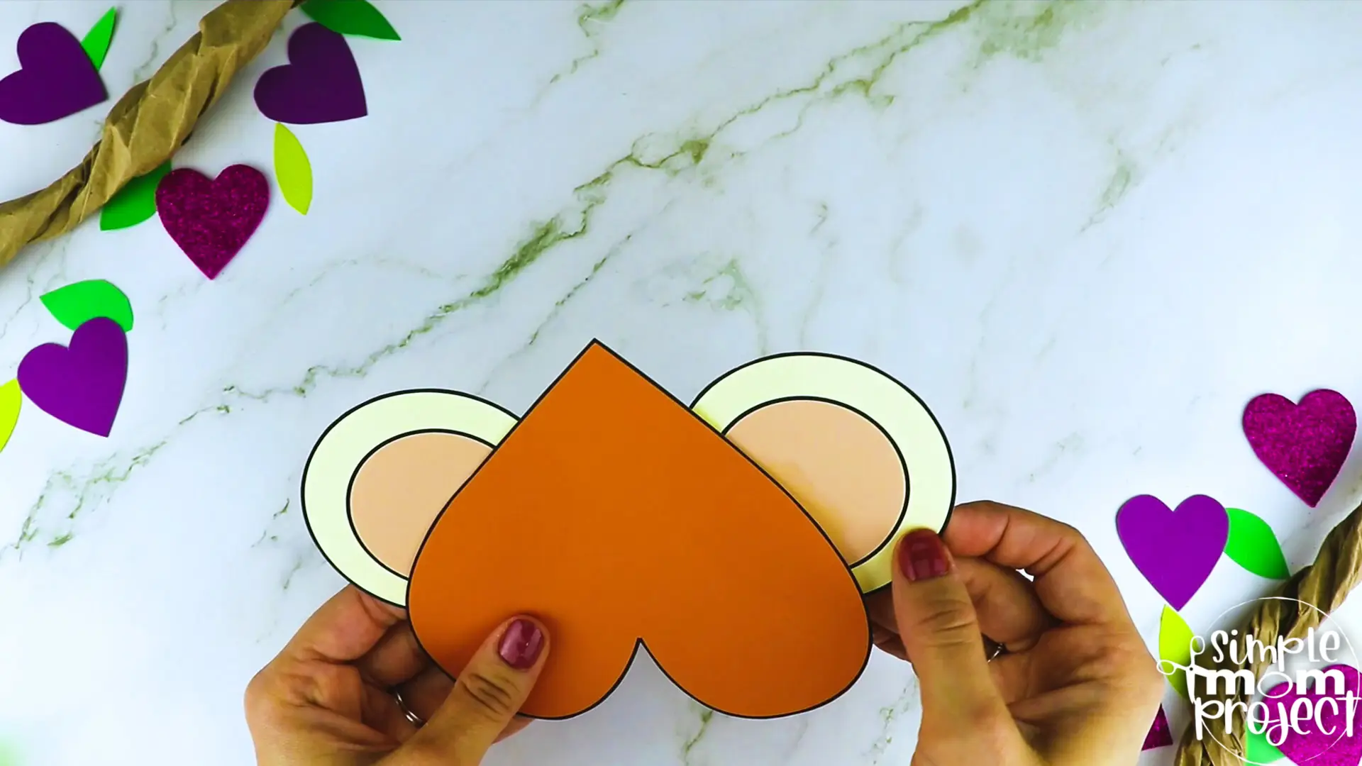 This printable heart shaped monkey craft is the perfect addition to any Letter M lesson or sharing fun facts about monkeys to your toddler, preschool or kindergarten kids. The cute heart monkey craft can be glued to a paper bag or paper plate to add fun and make your heart monkey craft stand out. Click to download and print your printable heart shaped monkey template today!